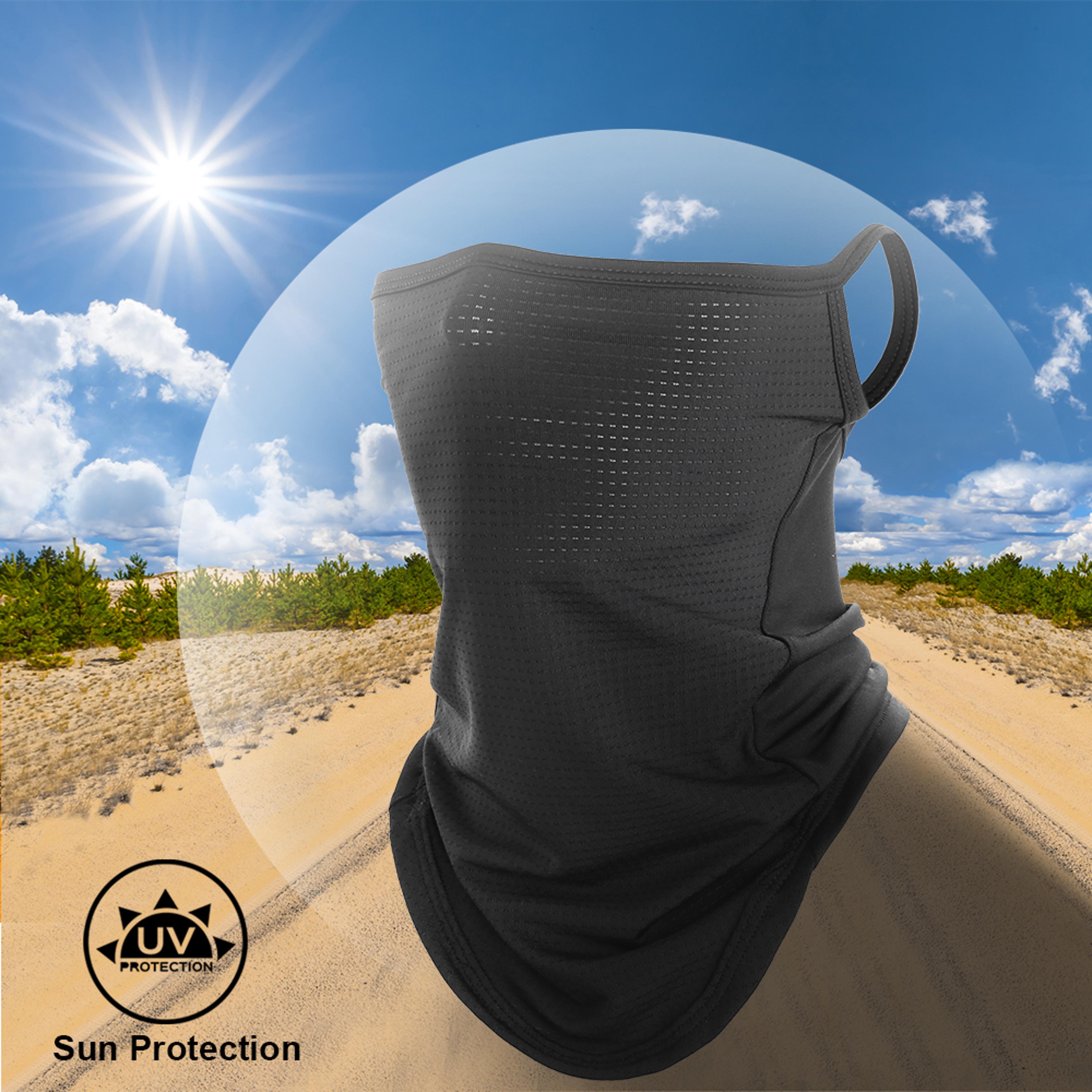 cooling ice silk face mask for cycling fishing hiking and uv protection
