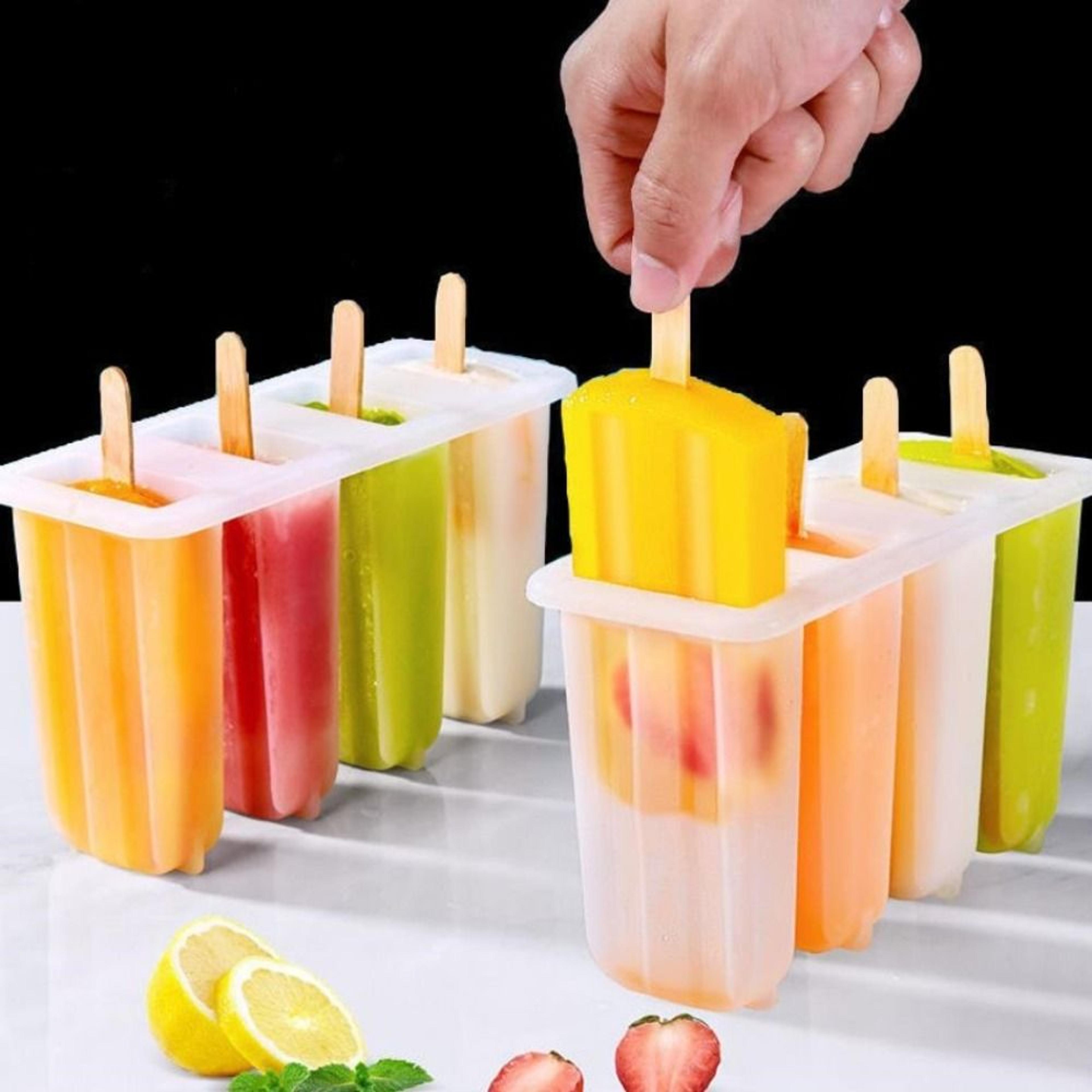 reusable popsicle mold with lid for homemade ice pops