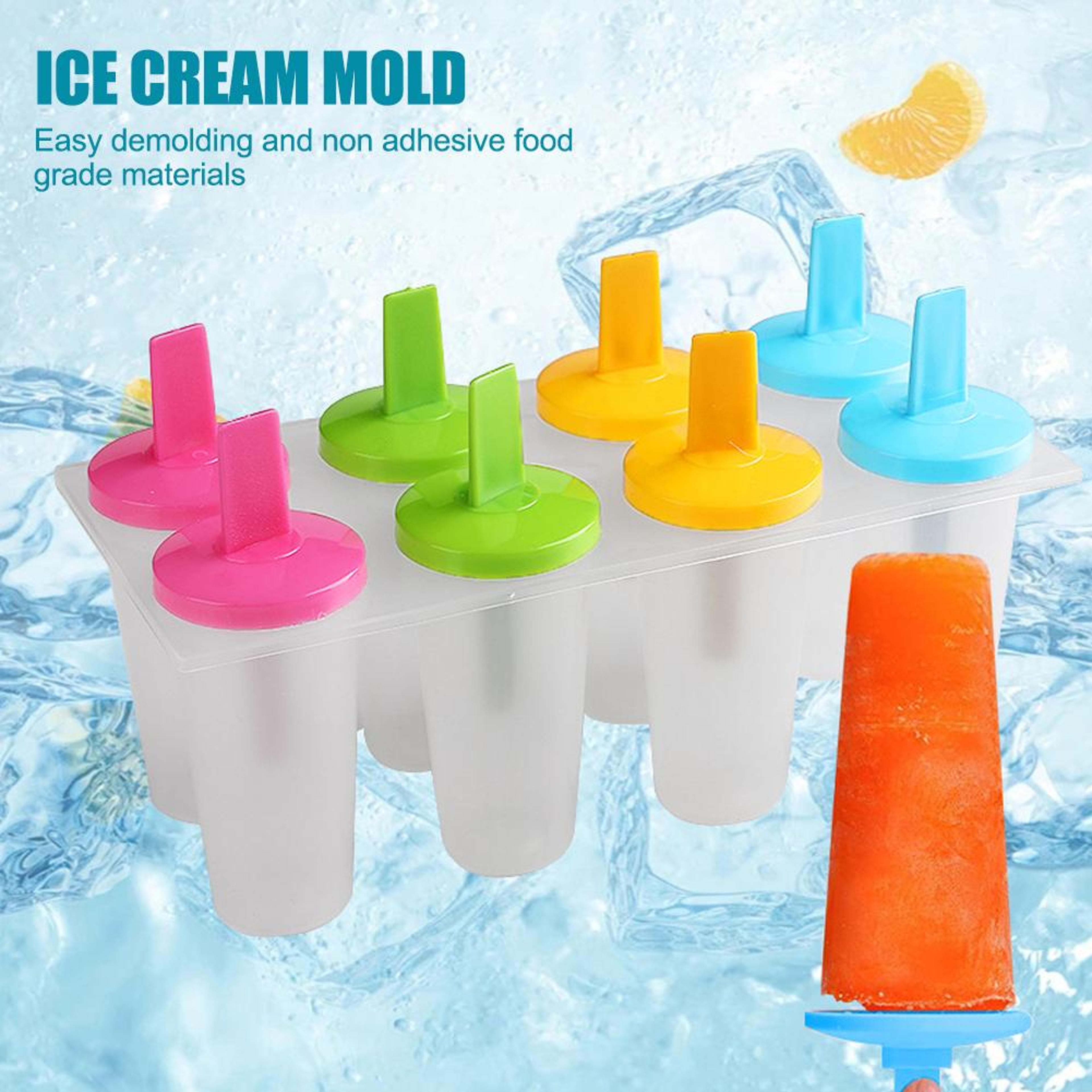 silicone popsicle mold with handles for homemade ice pops