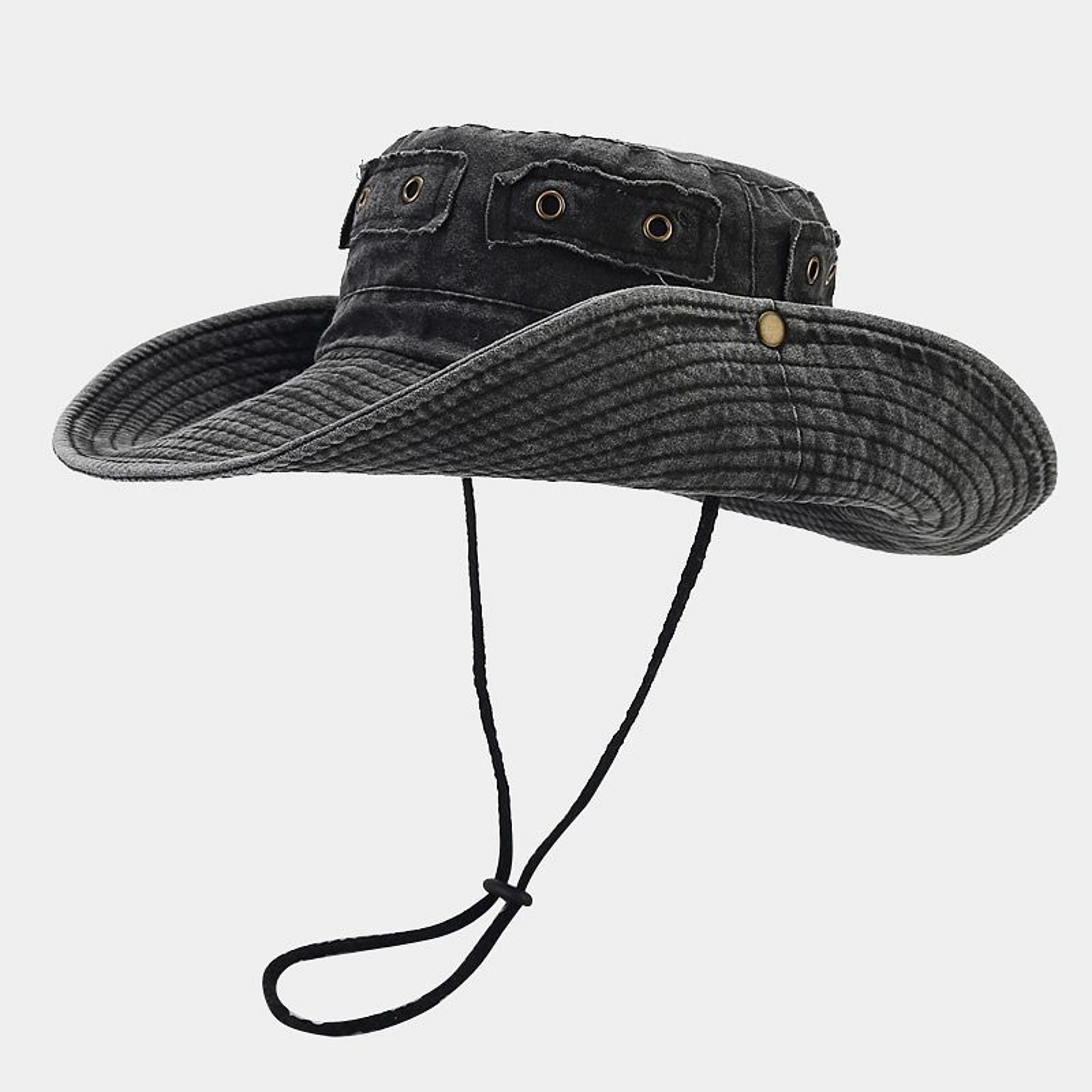 cotton bucket hat unisex fisherman sun cap for travel