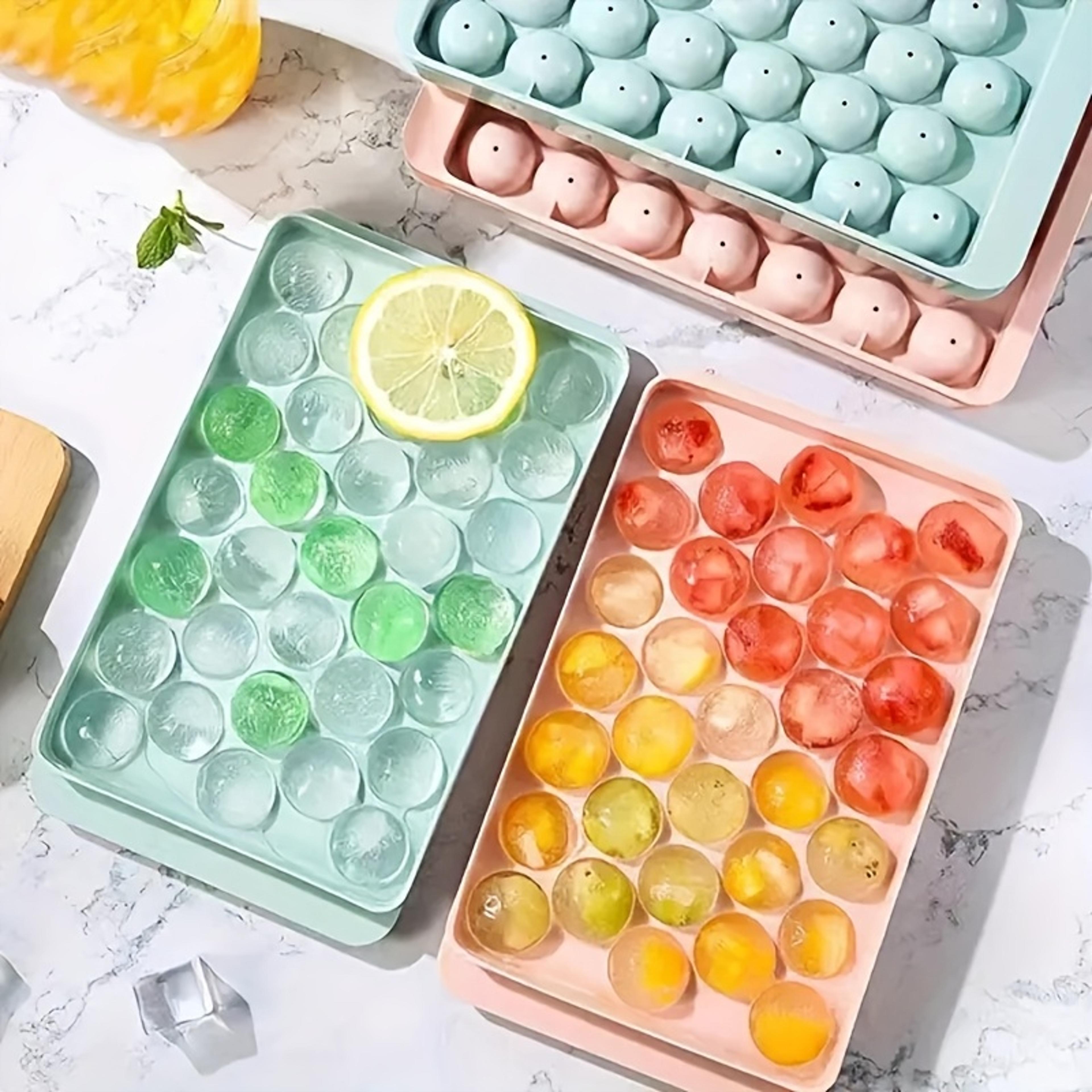 silicone ice cube tray for round ice balls and cocktails
