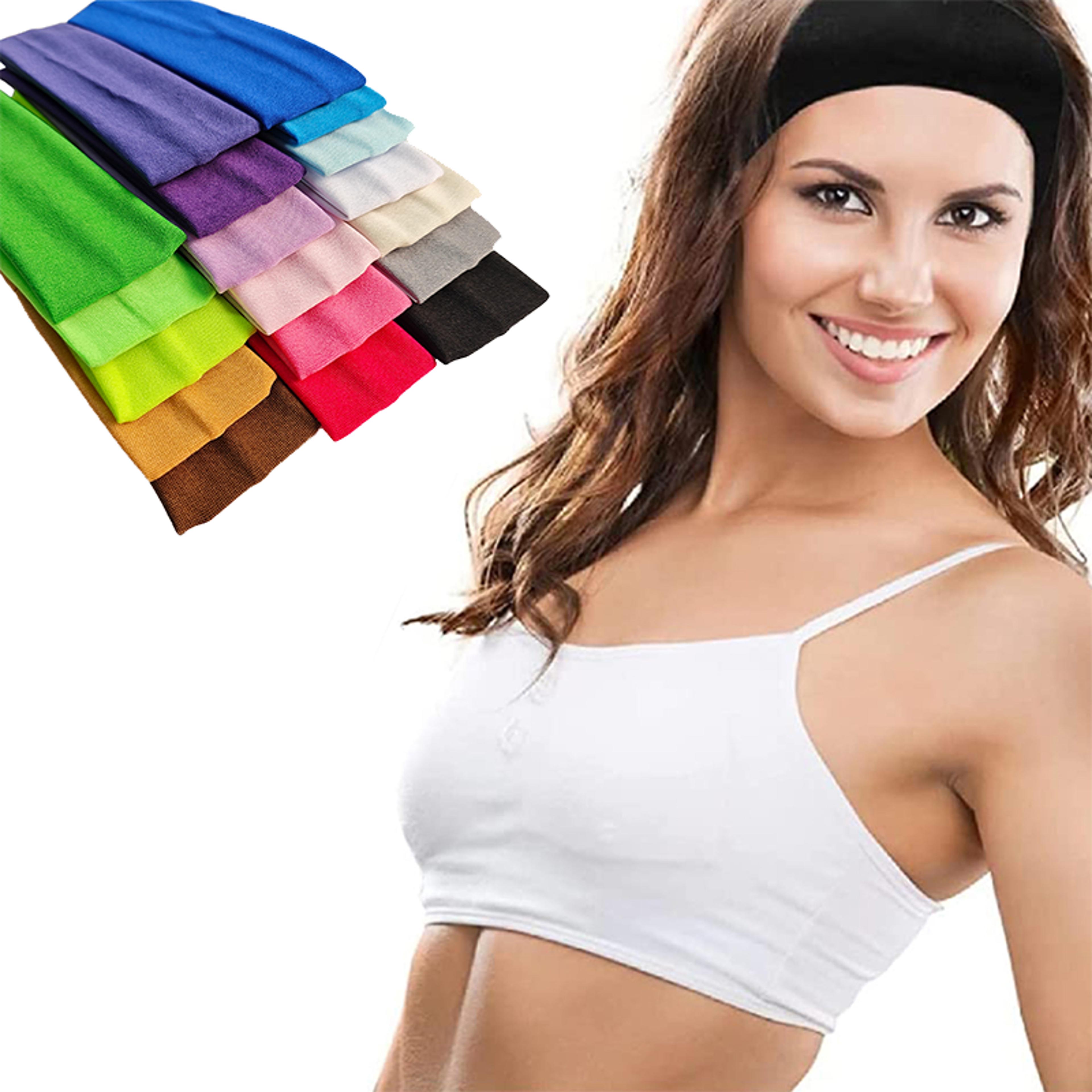 elastic sports headbands for workout yoga and running