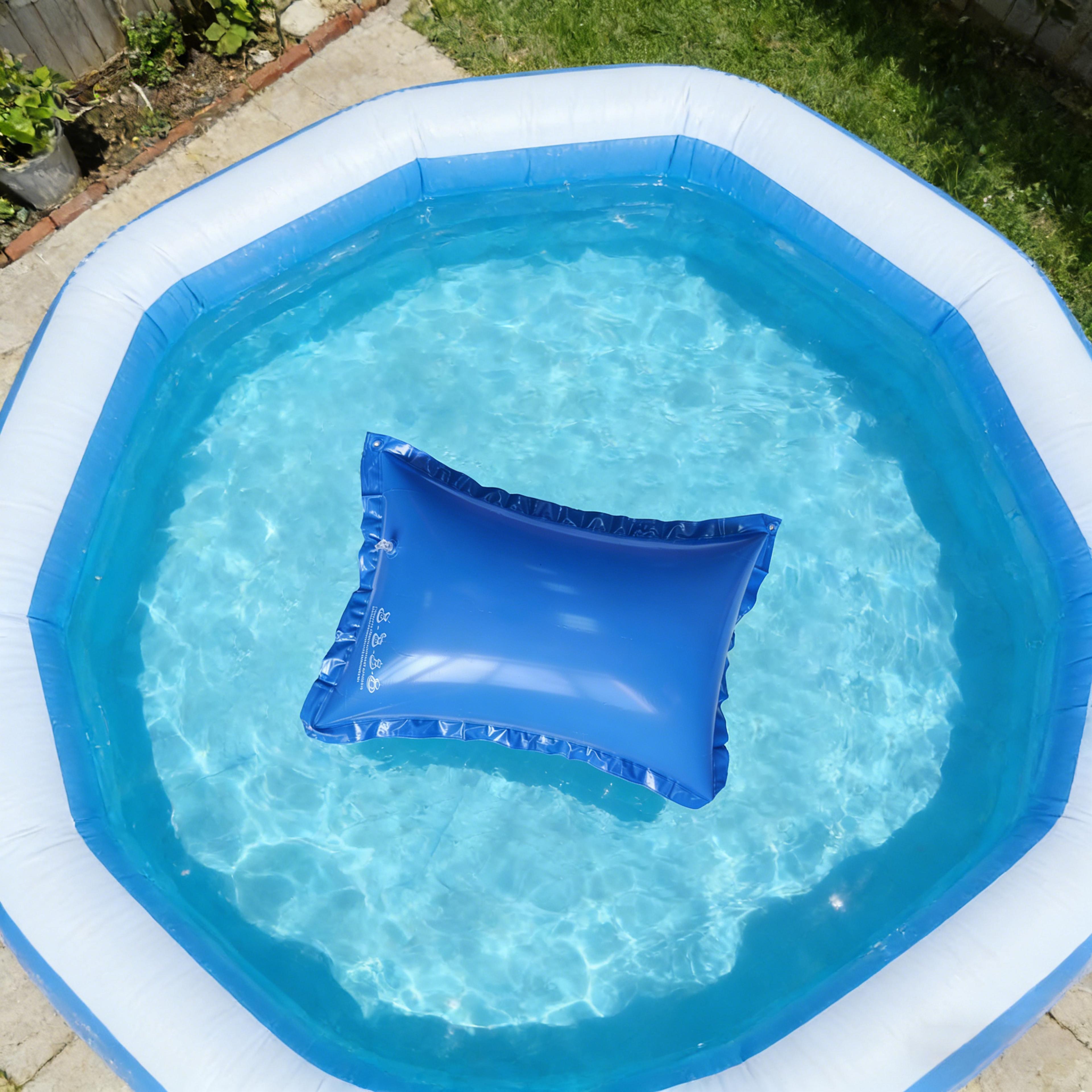 above ground pool pillow winter pool cover support