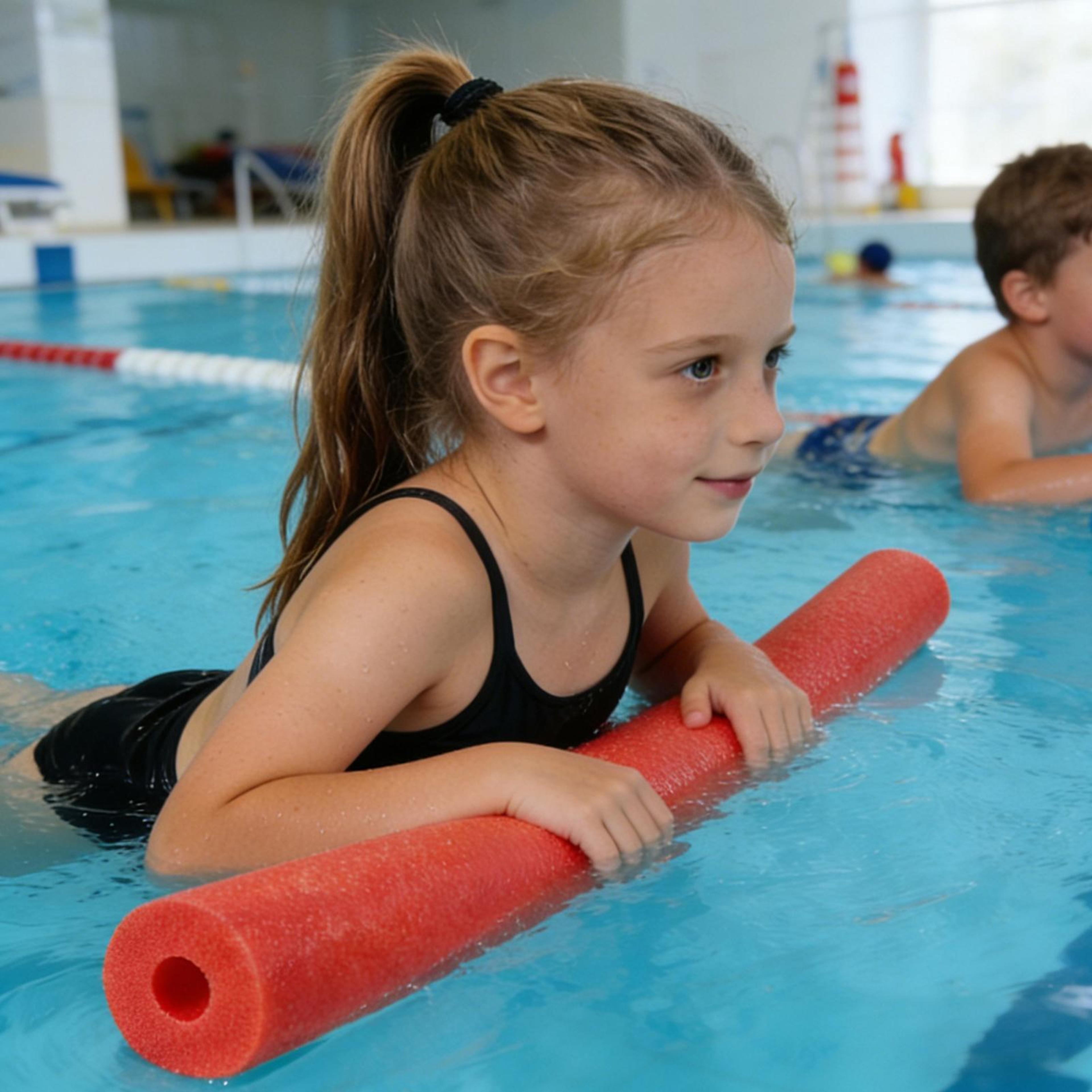 hollow foam pool noodle swimming aid for floating and swim training