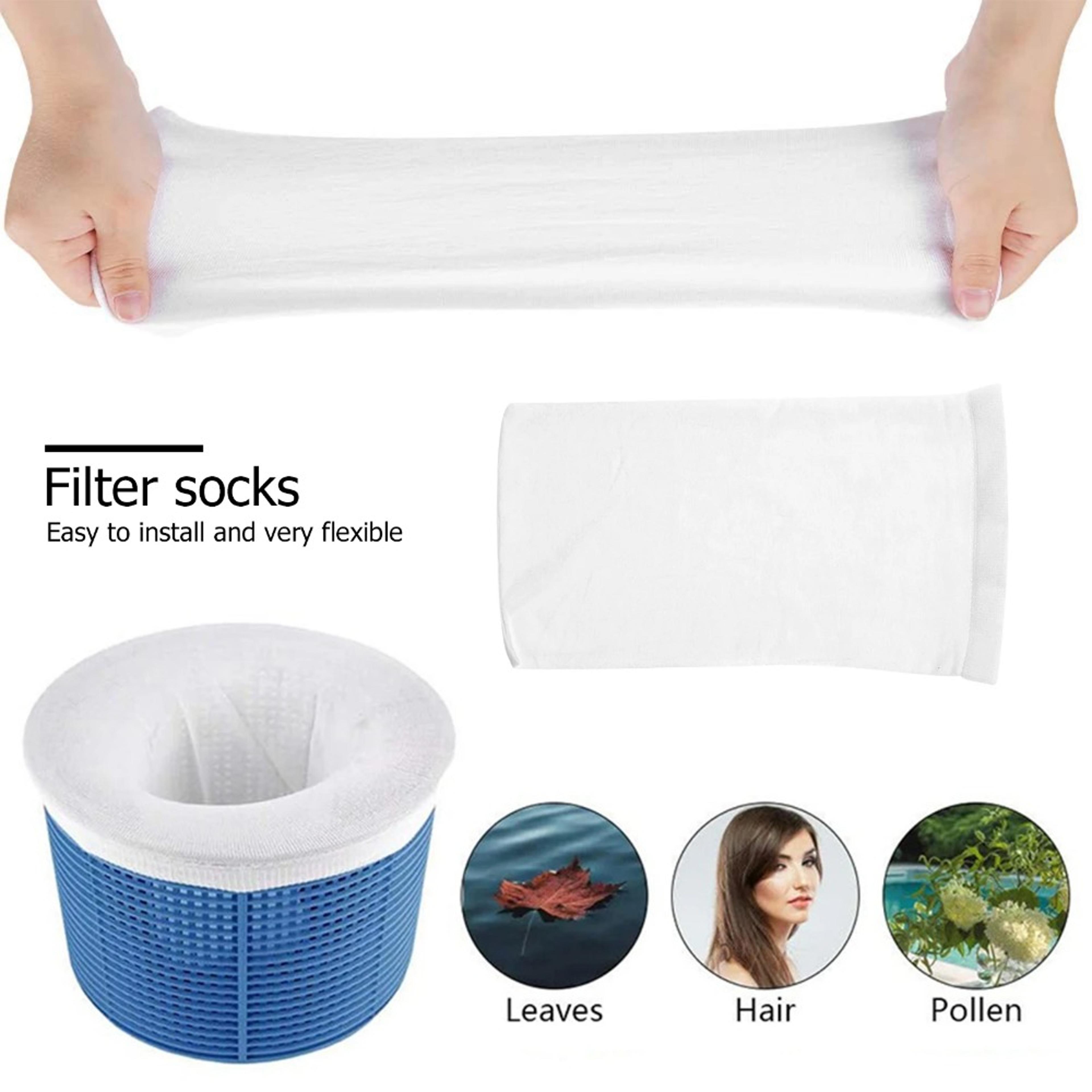 pool skimmer socks filter socks for pool baskets pack