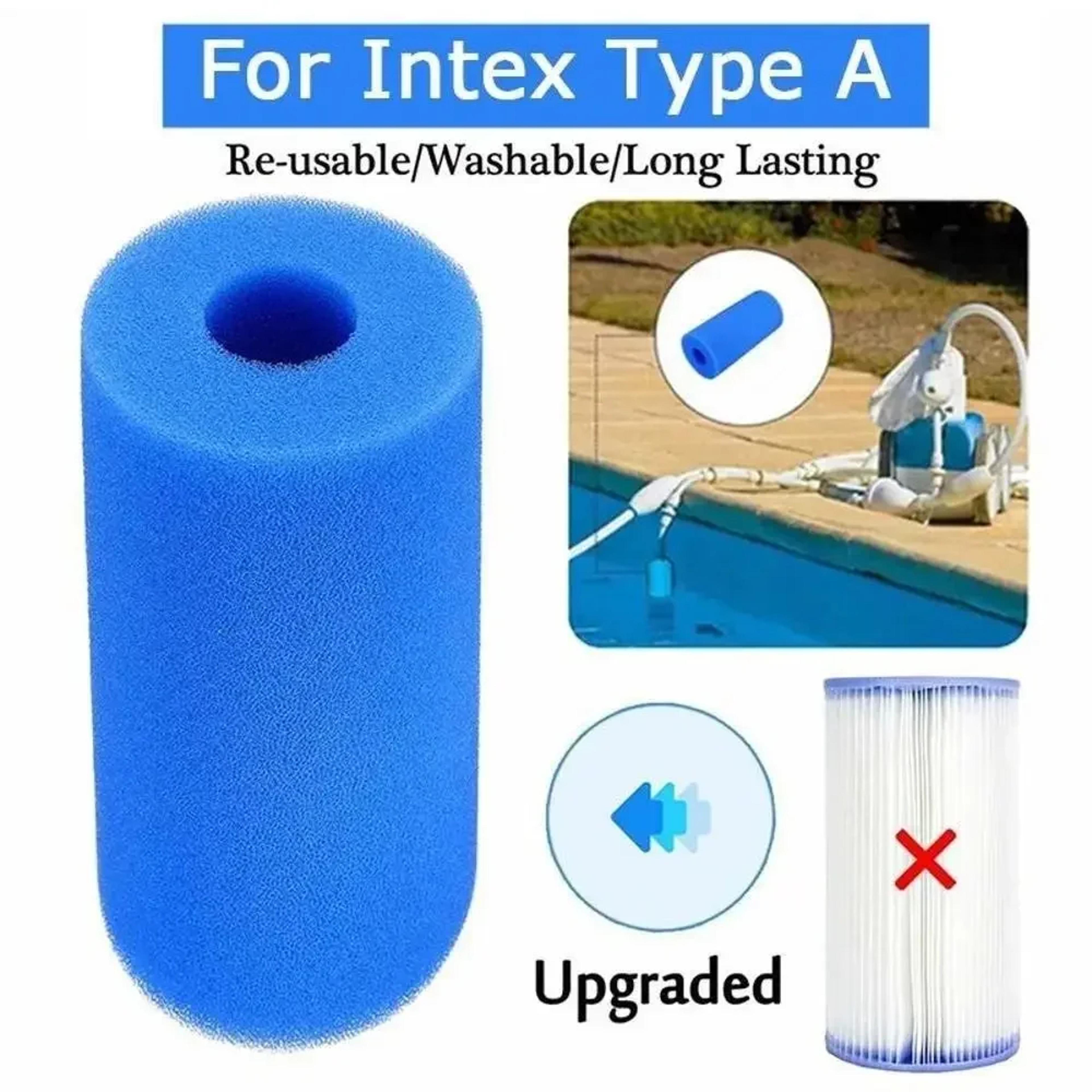 reusable pool filter sponge cartridge for cleaner water