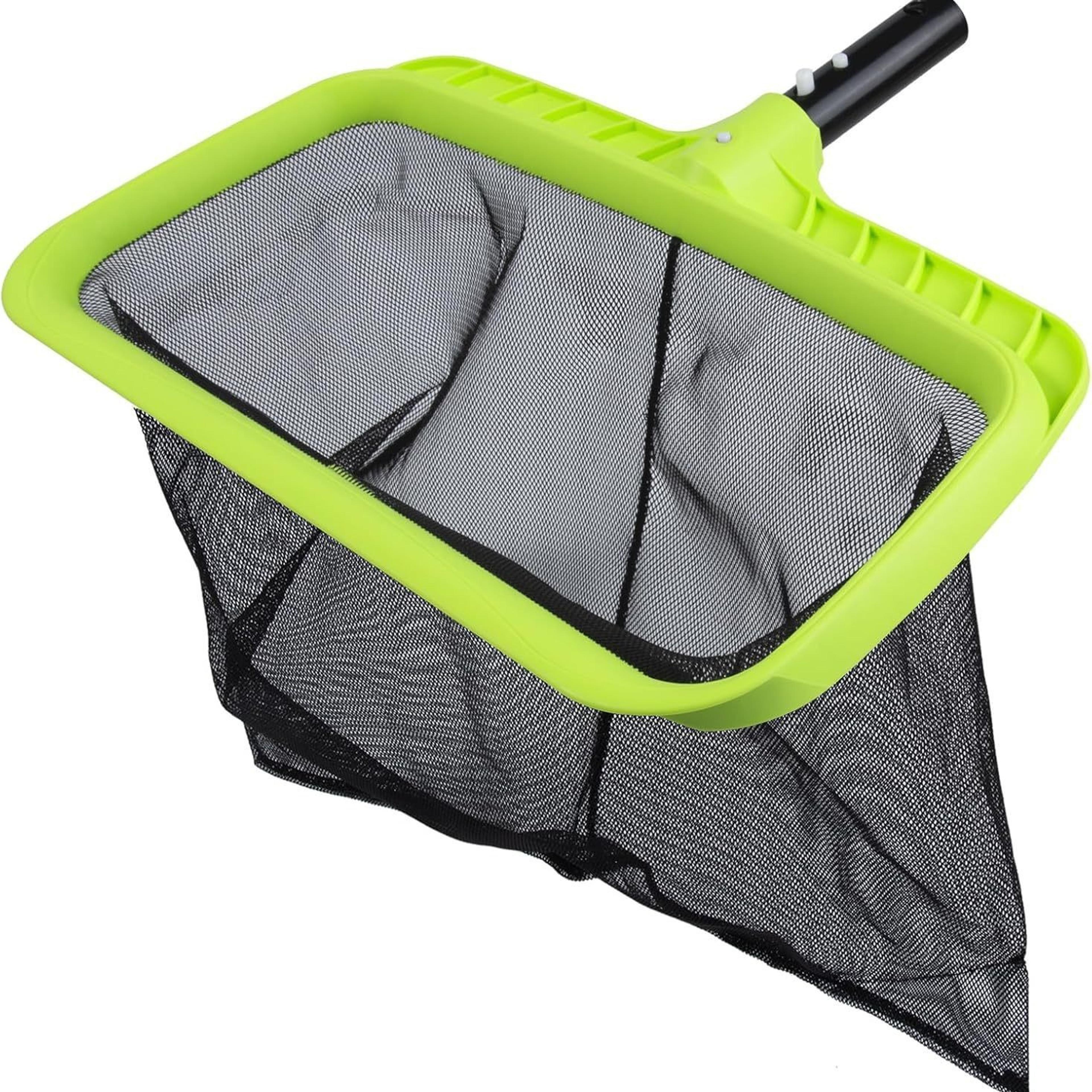 heavy duty pool skimmer net and swimming pool leaf rake for pond debris removal