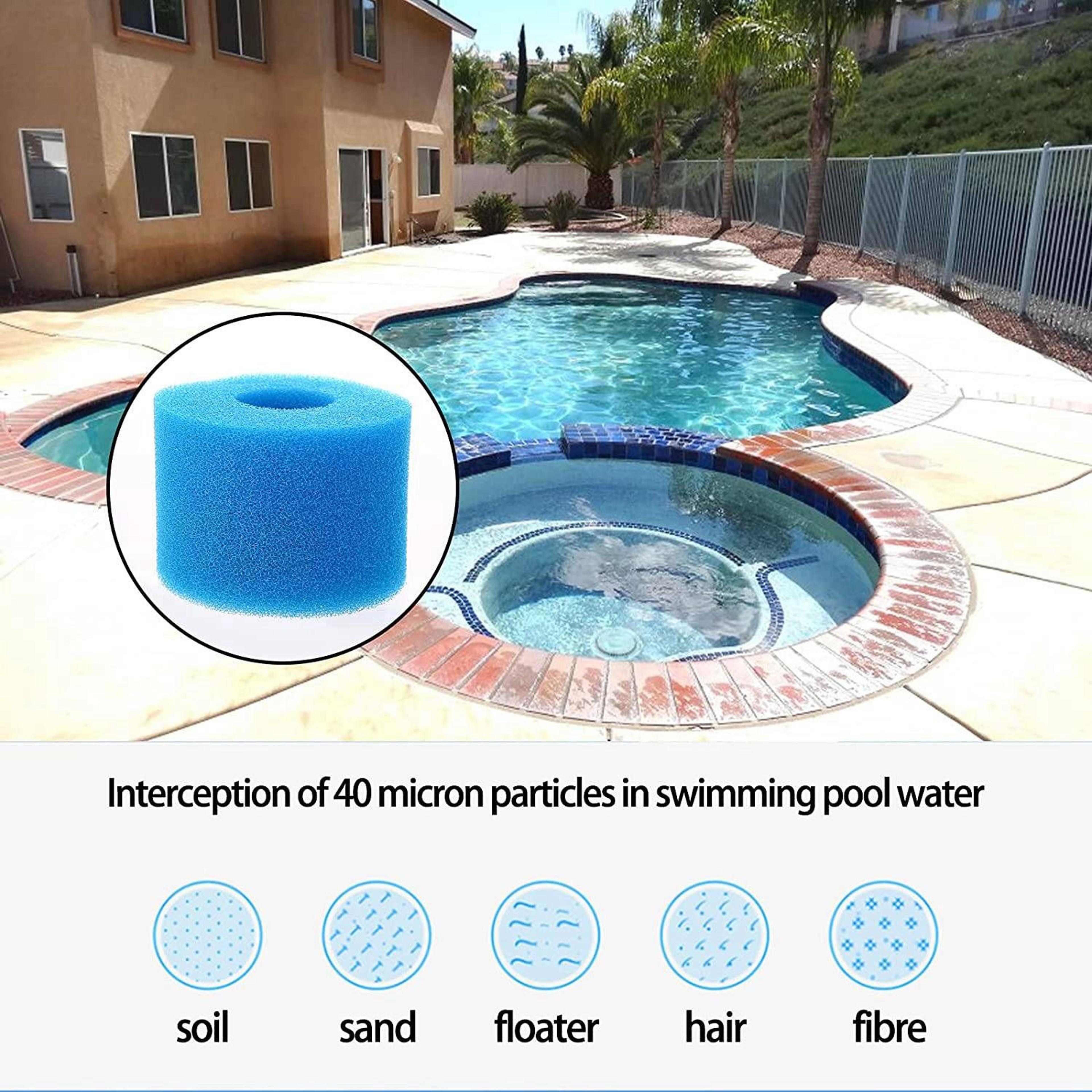 reusable filter cartridge sponges for intex purespa filter care