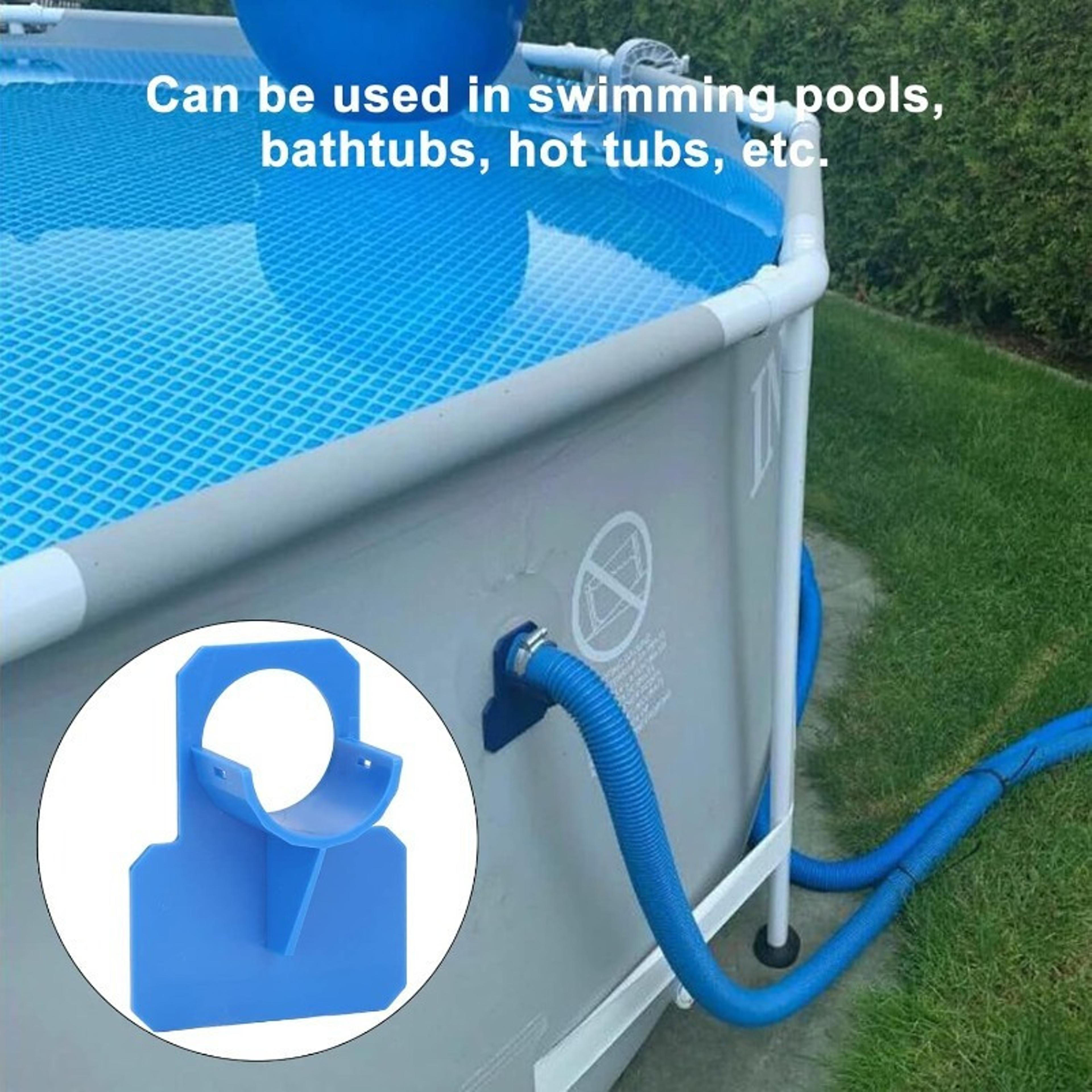 above ground pool hose support bracket for sagging and kink prevention
