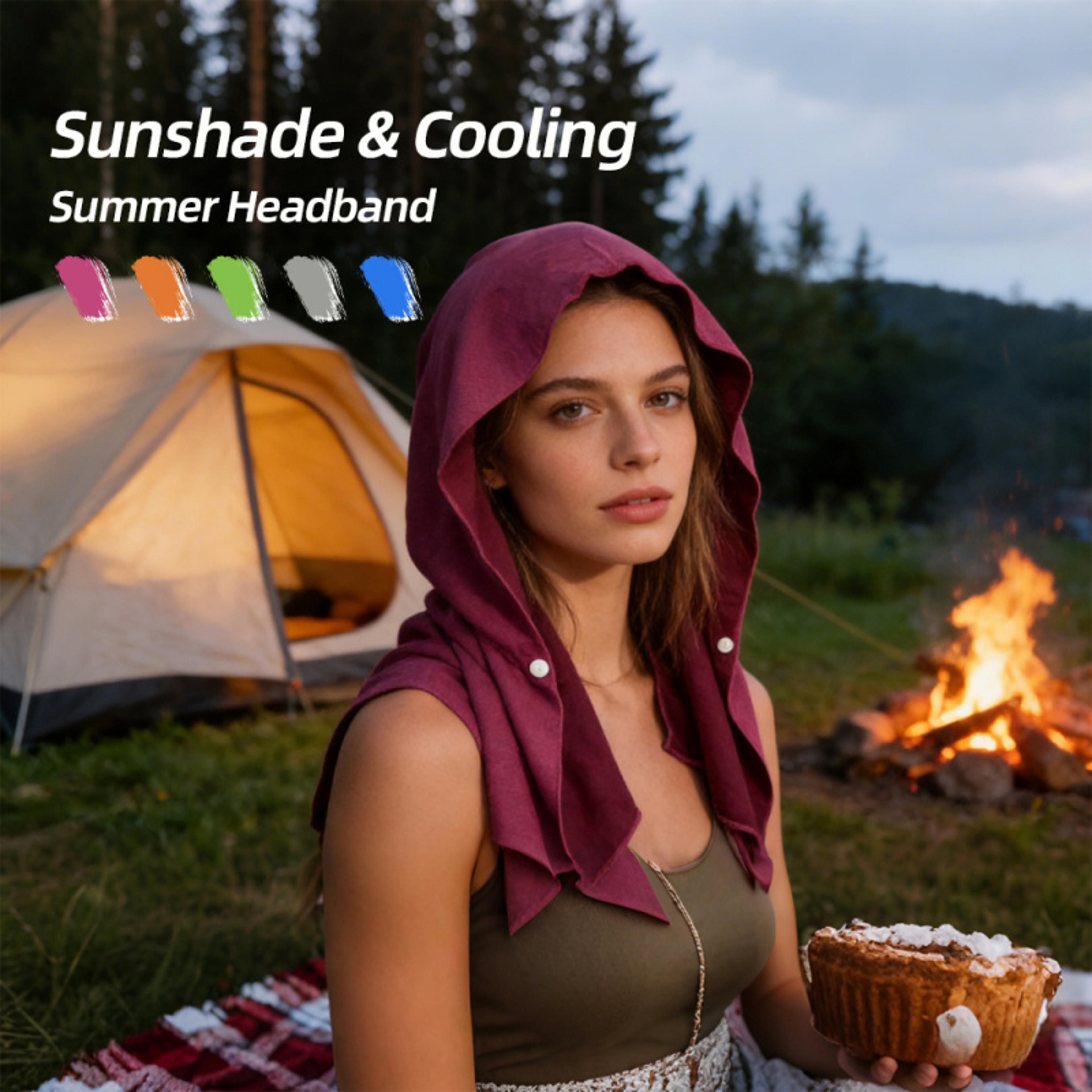ice silk cooling towel and cooling neck gaiter for outdoor sun protection