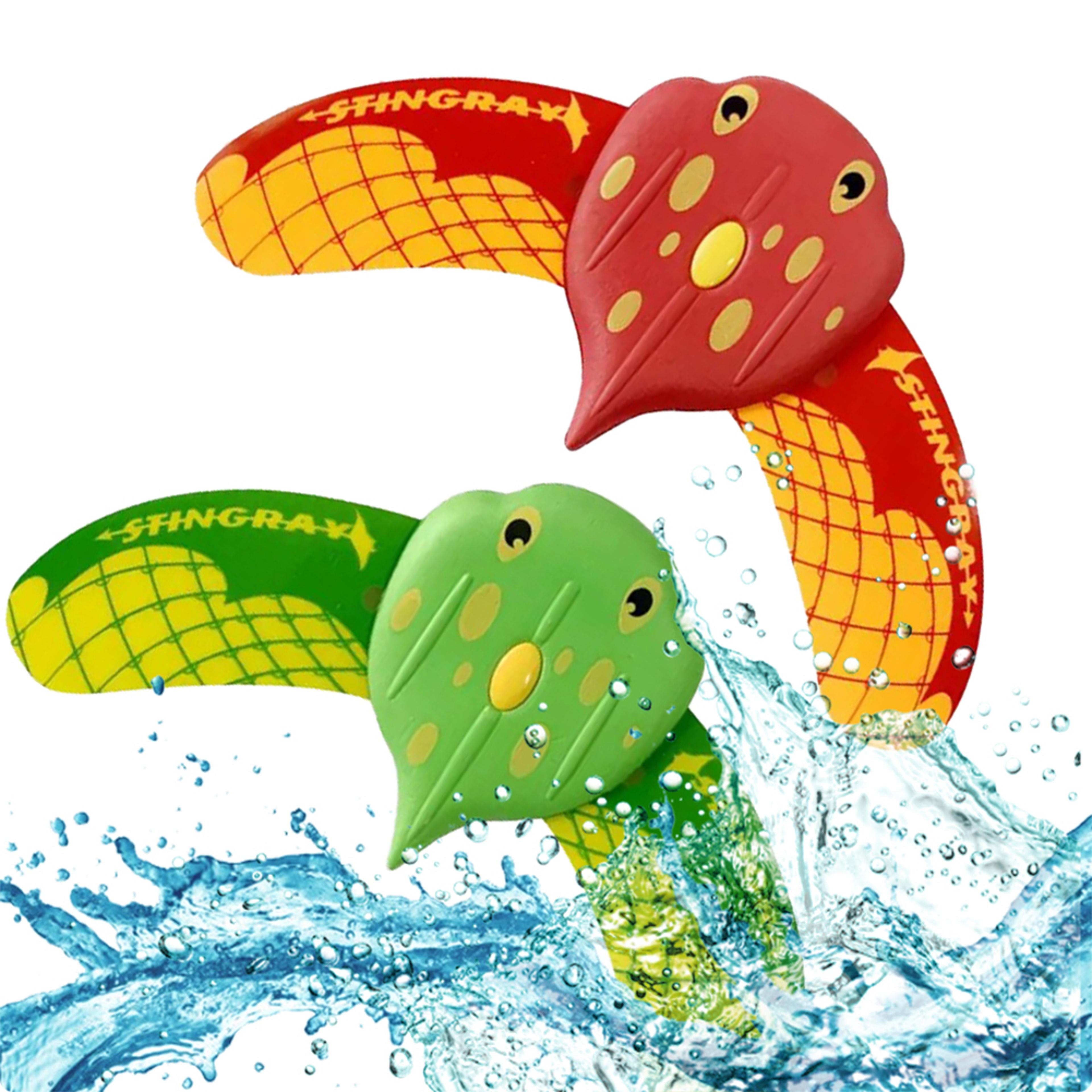 water powered manta ray pool diving toy for kids swim training and outdoor fun