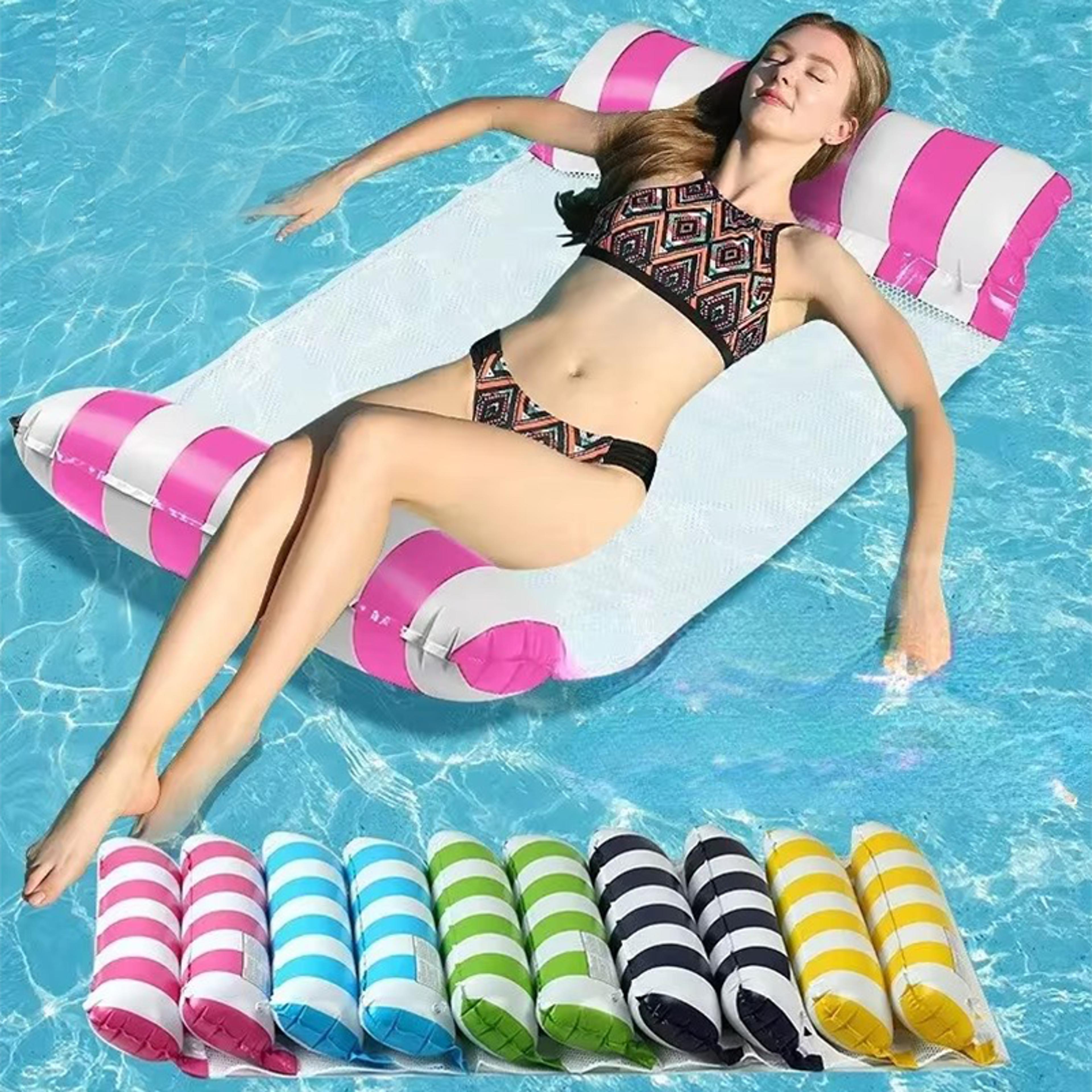 inflatable water hammock pool float recliner for adults