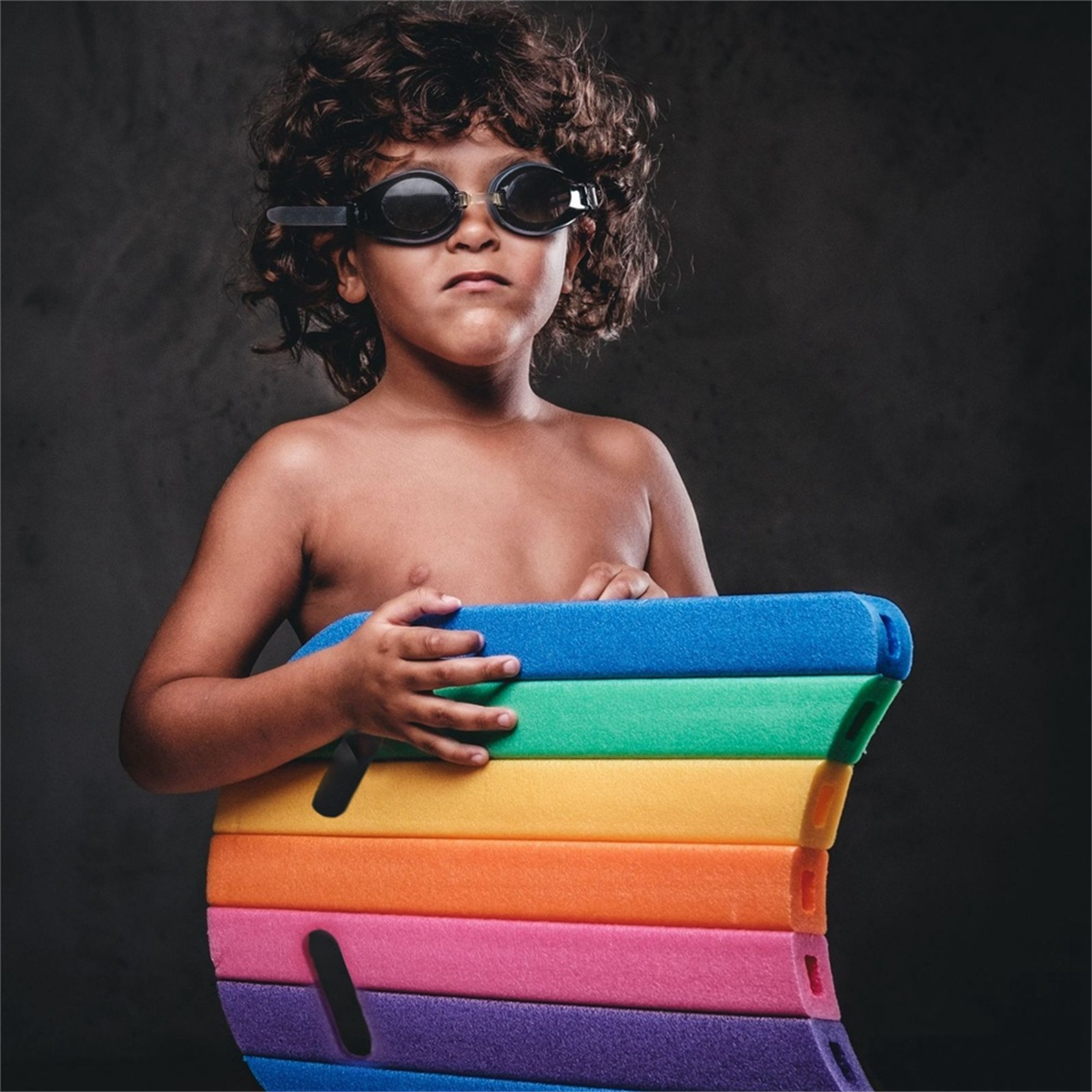 rainbow foam swimming kickboard for kids and adults pool training swim kick board