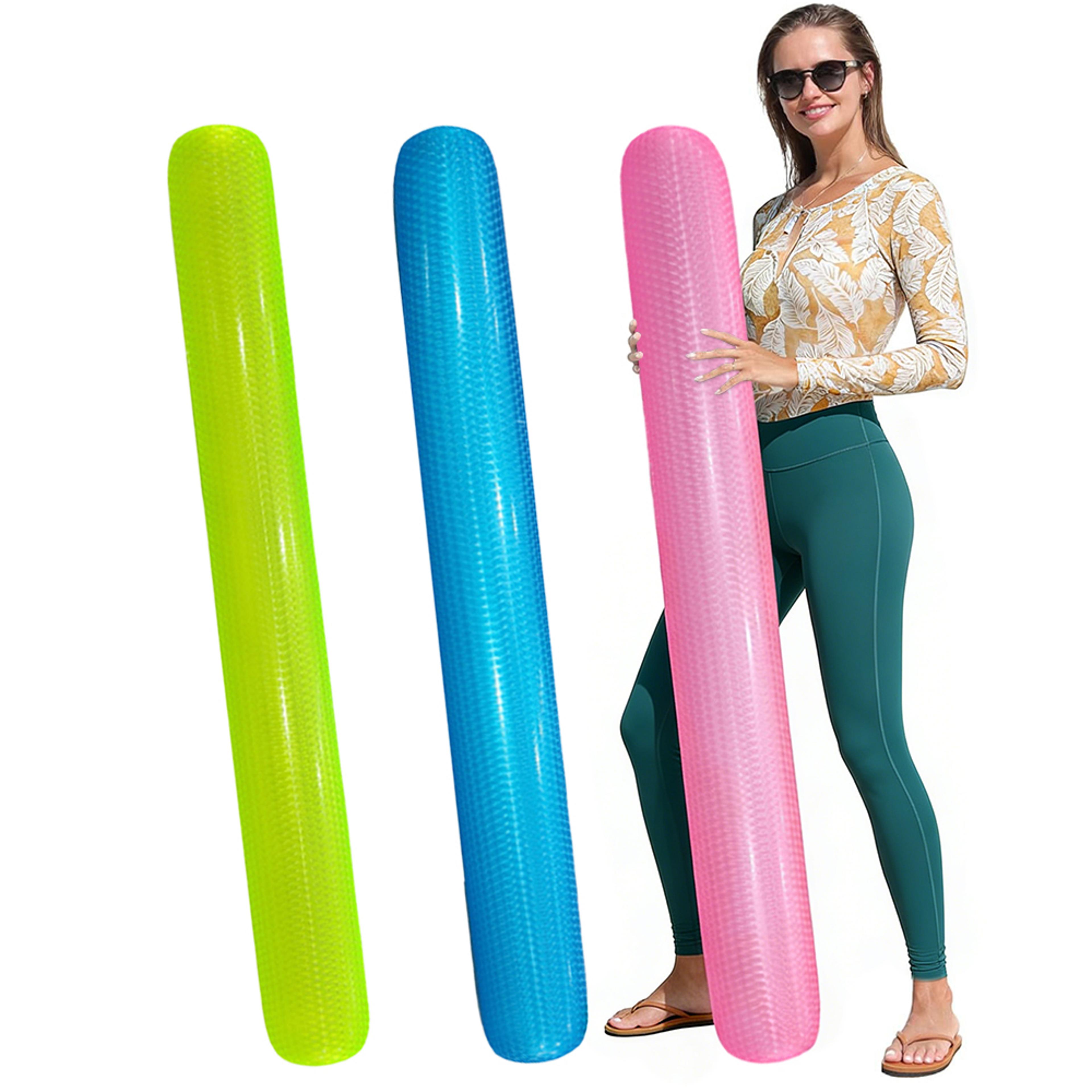 floating pool stick inflatable pool noodle for beach and pool relaxing