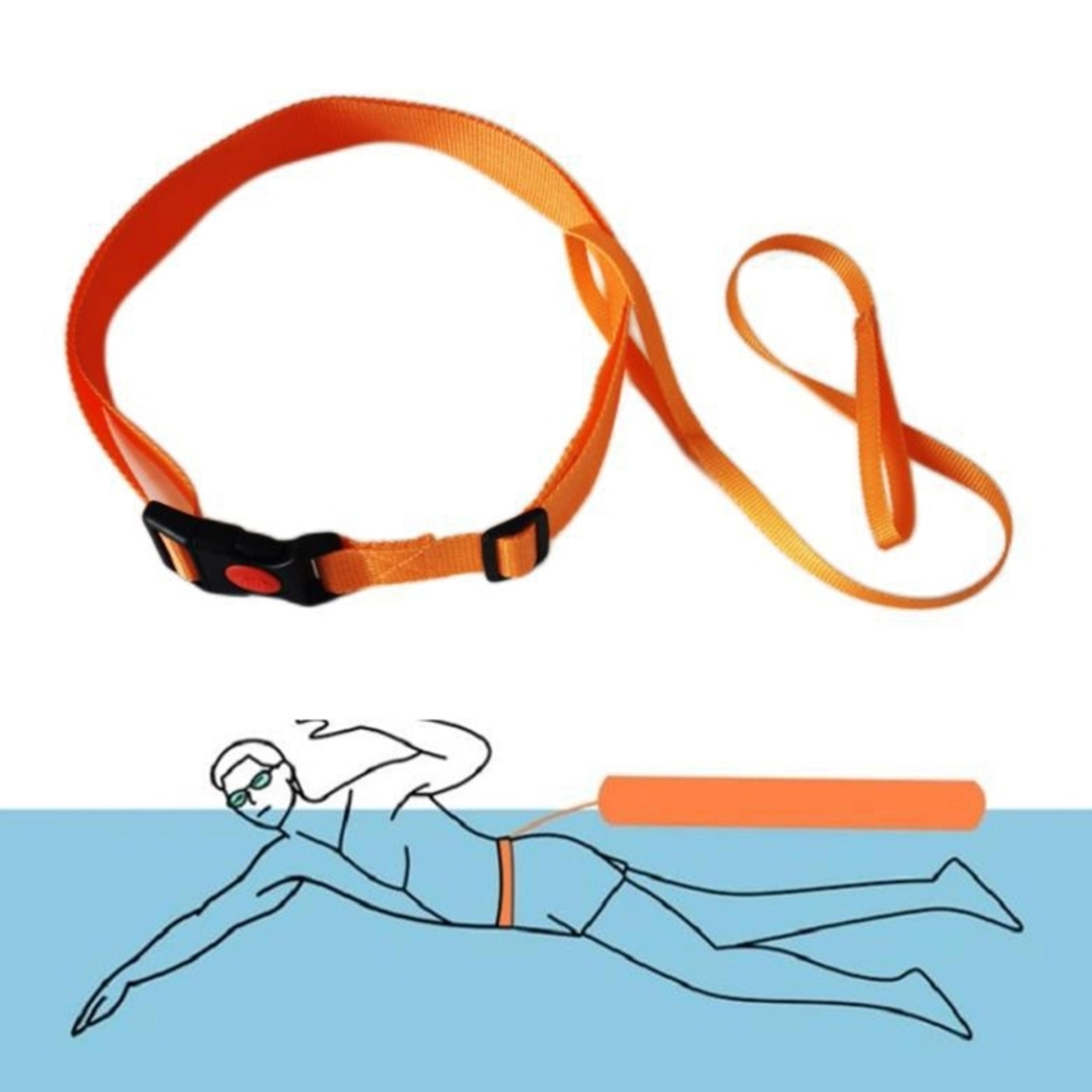 swim training belt stationary swimming resistance belt for pool fitness