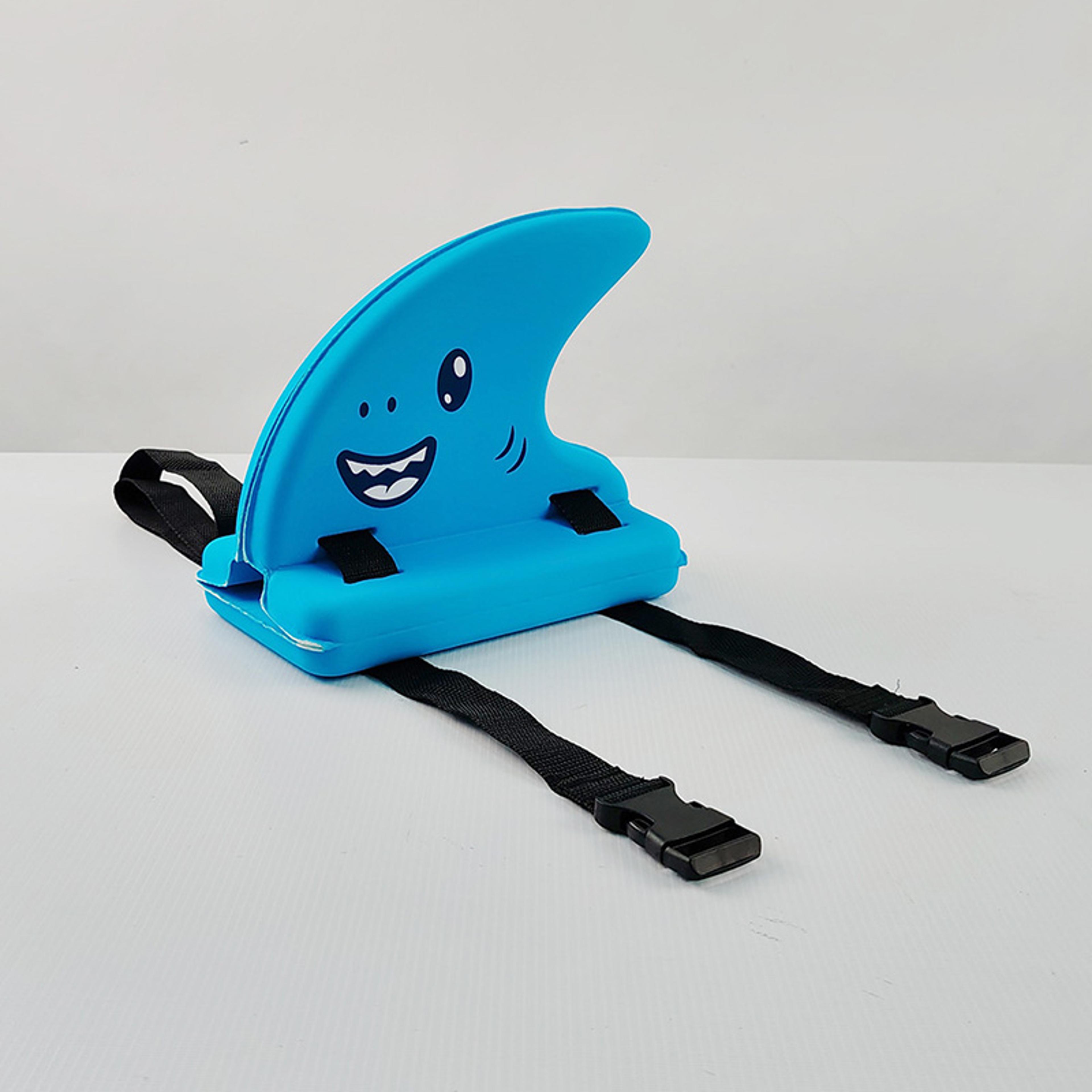 kids shark fin back float swim training safety board for pool & water confidence