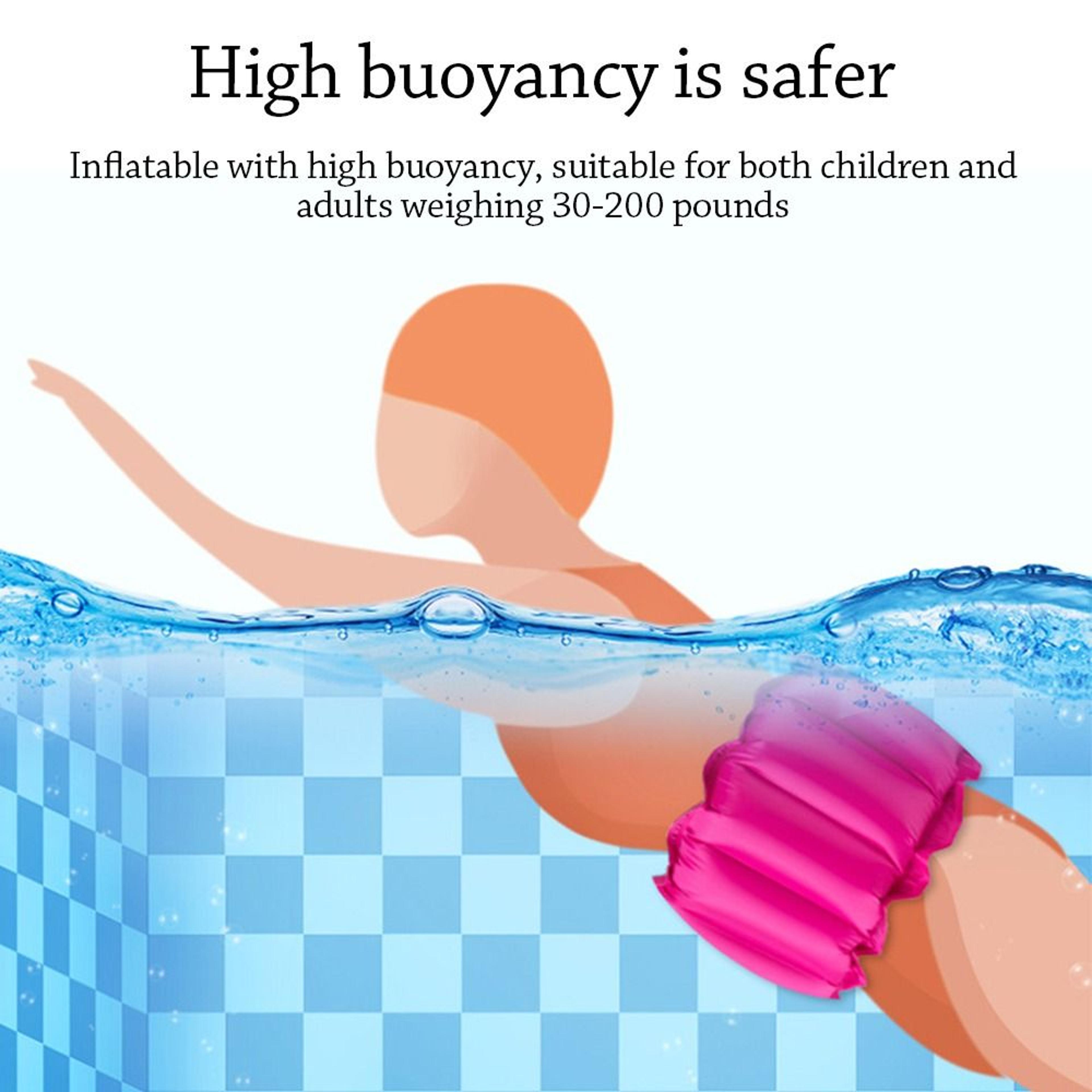 adjustable inflatable swim belt for swimming training & pool float support