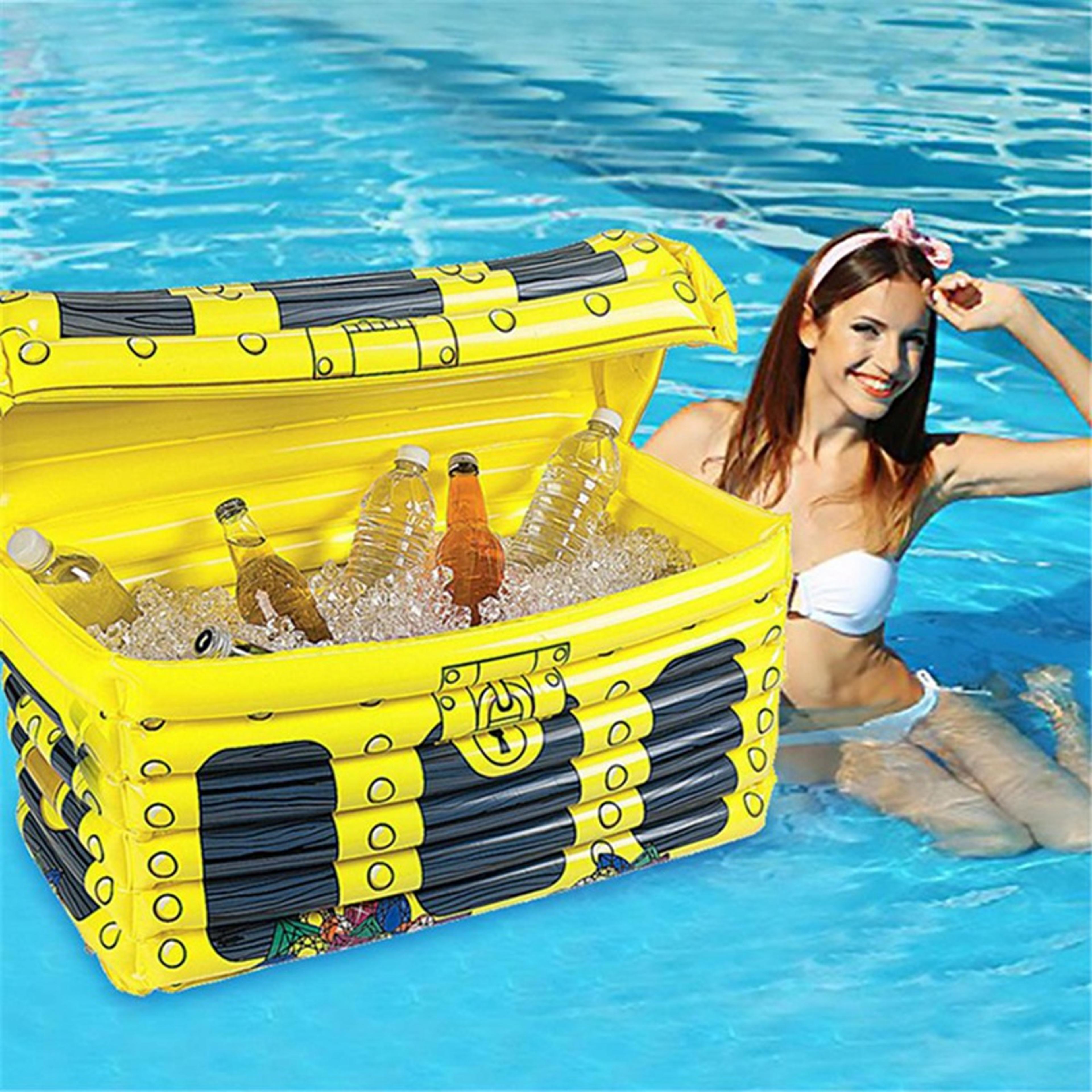 inflatable beverage cooler pvc ice bucket party tub