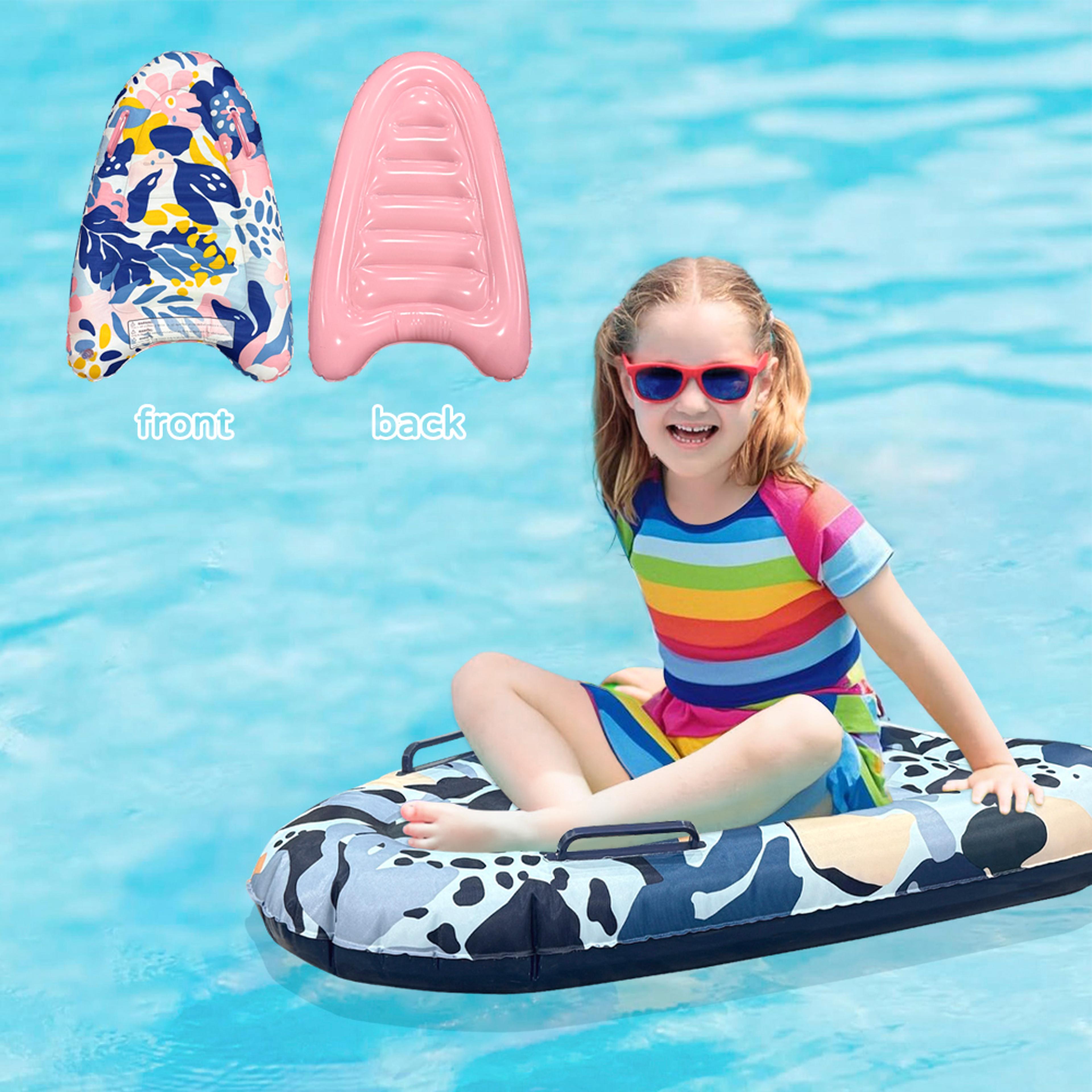 thick pvc inflatable surfboard portable water ski board for beach pool water sports