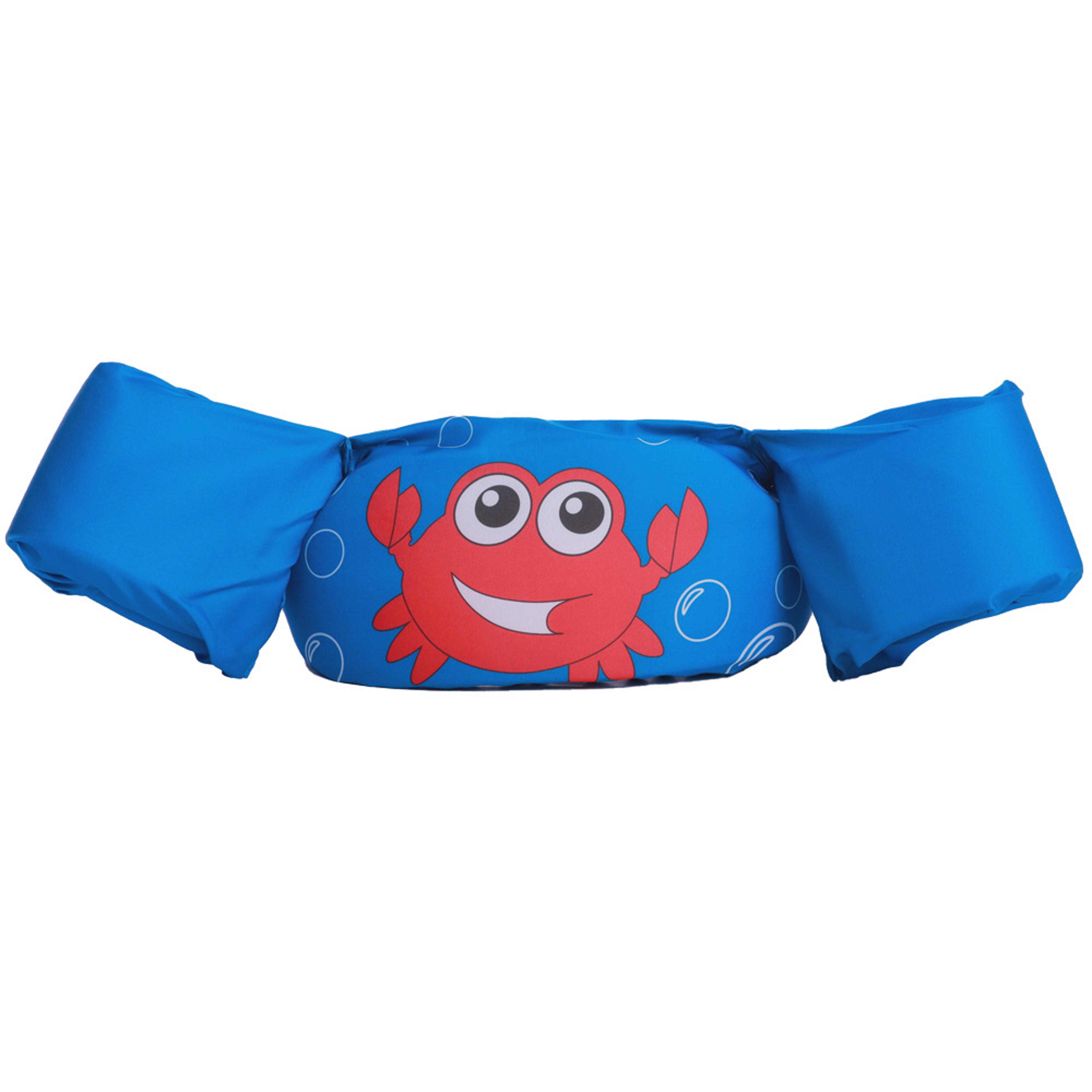 kids swim float vest with arm rings, foam buoyancy swimming aid for toddlers