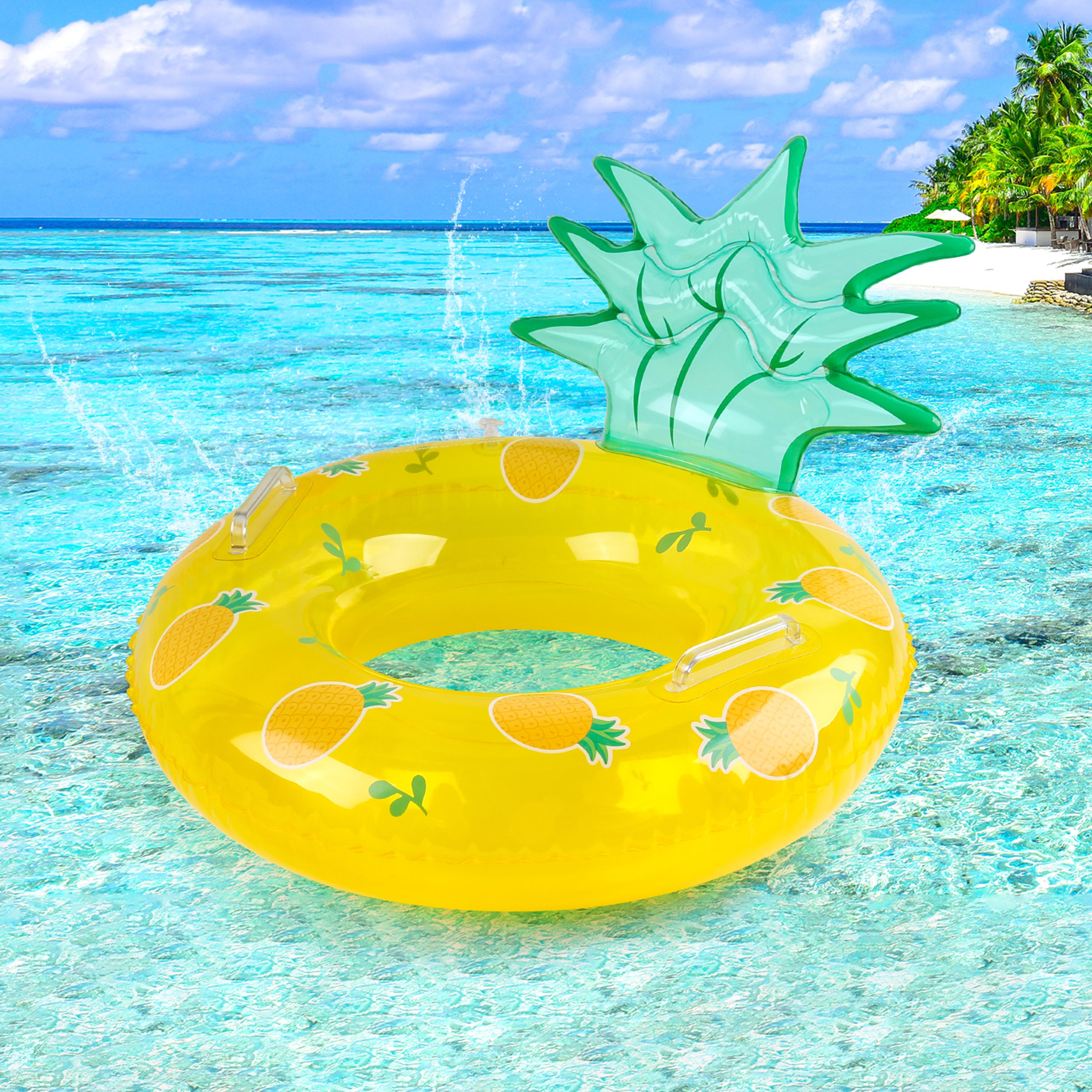 pineapple inflatable pool float for summer pool parties