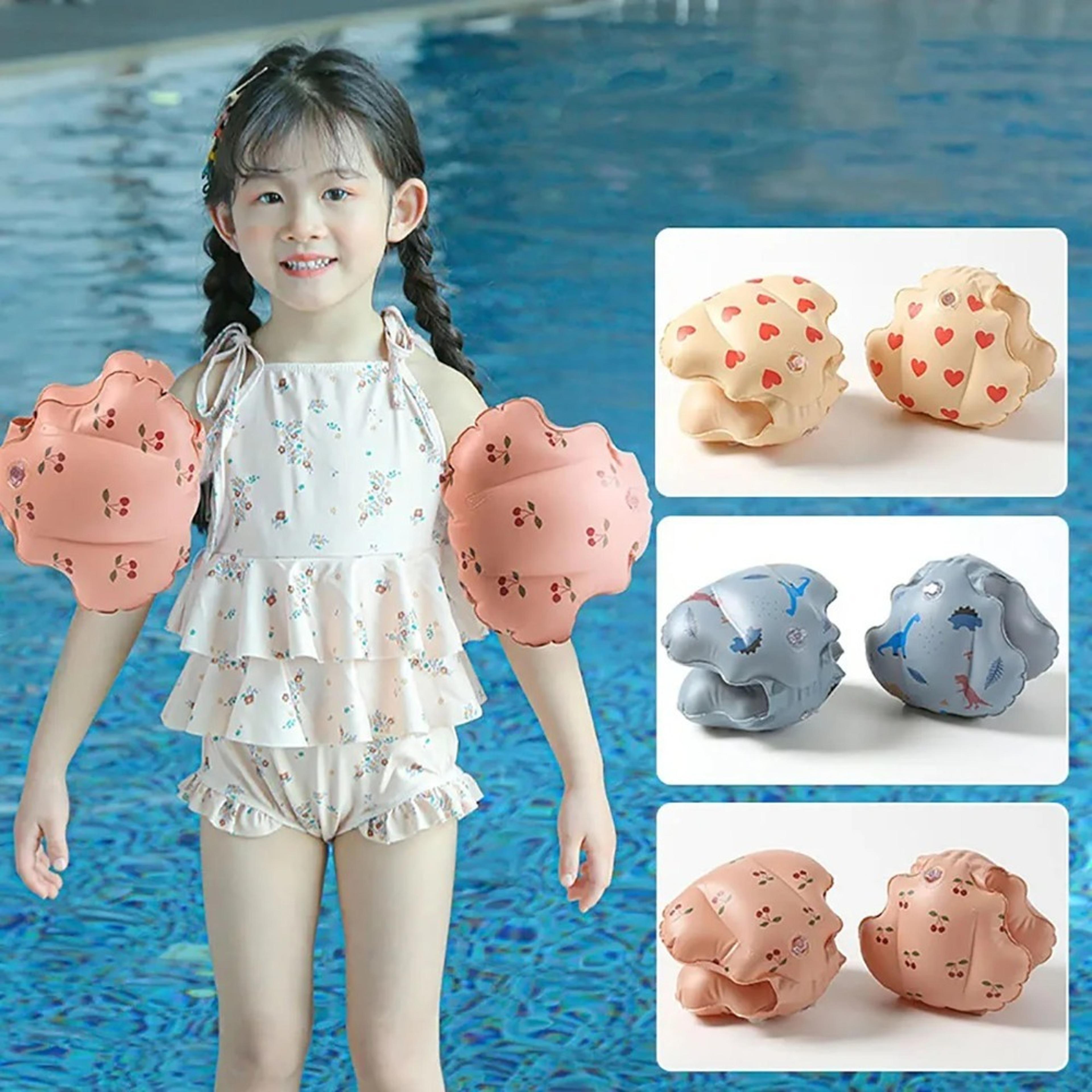 kids swim armbands portable inflatable swimming arm rings