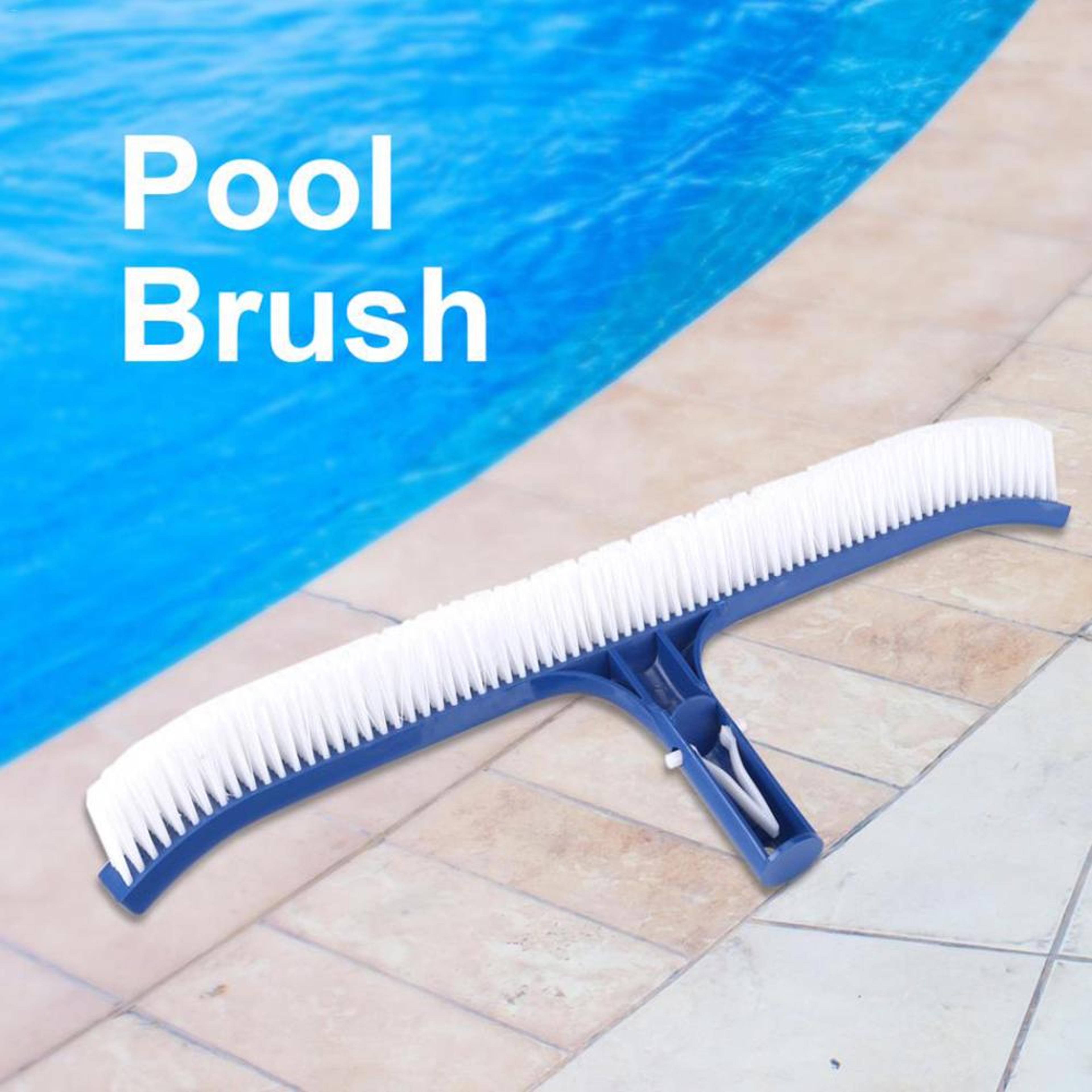 curved swimming pool brush for walls floors and spas