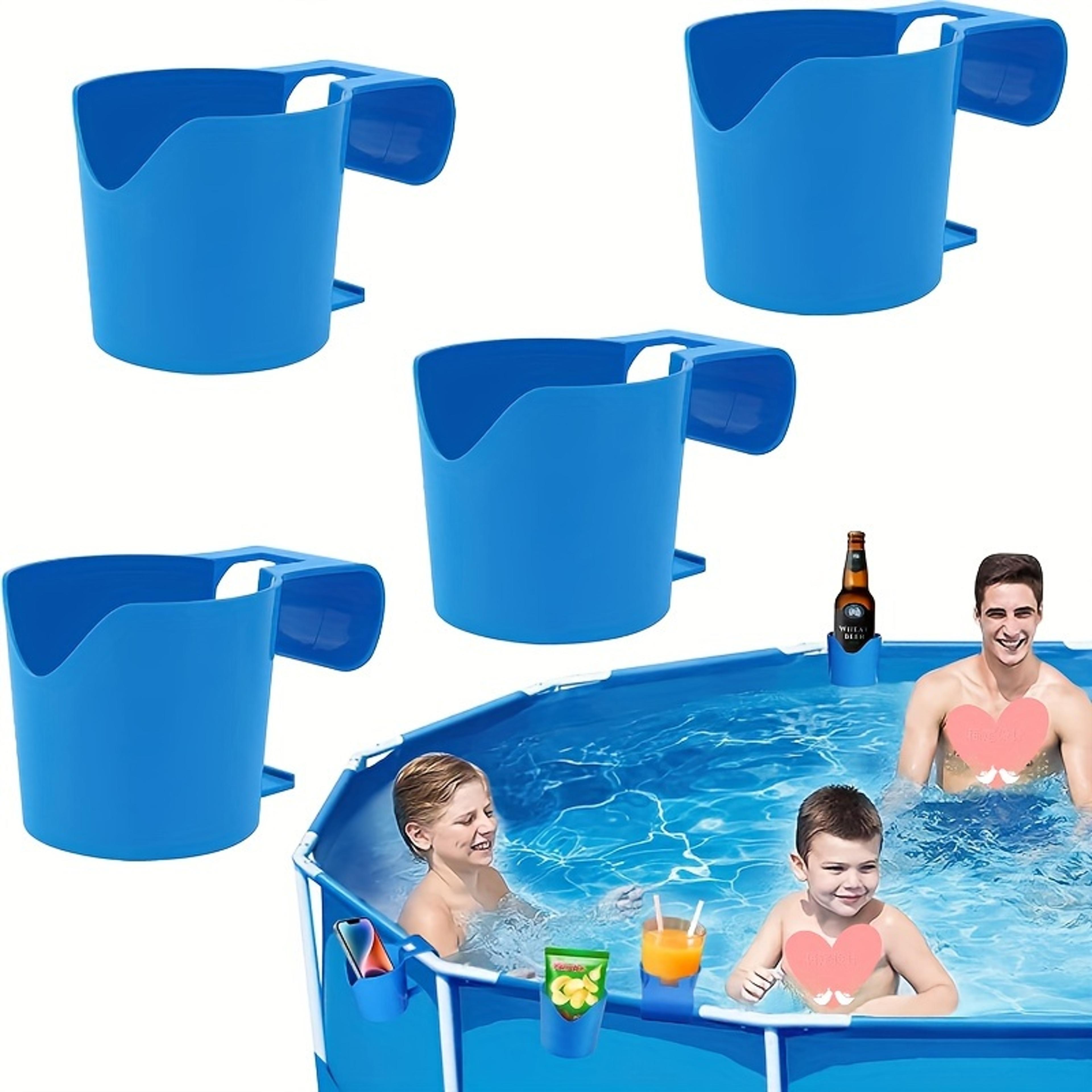above ground pool cup holder for pool rails drink holder for bottles & cups