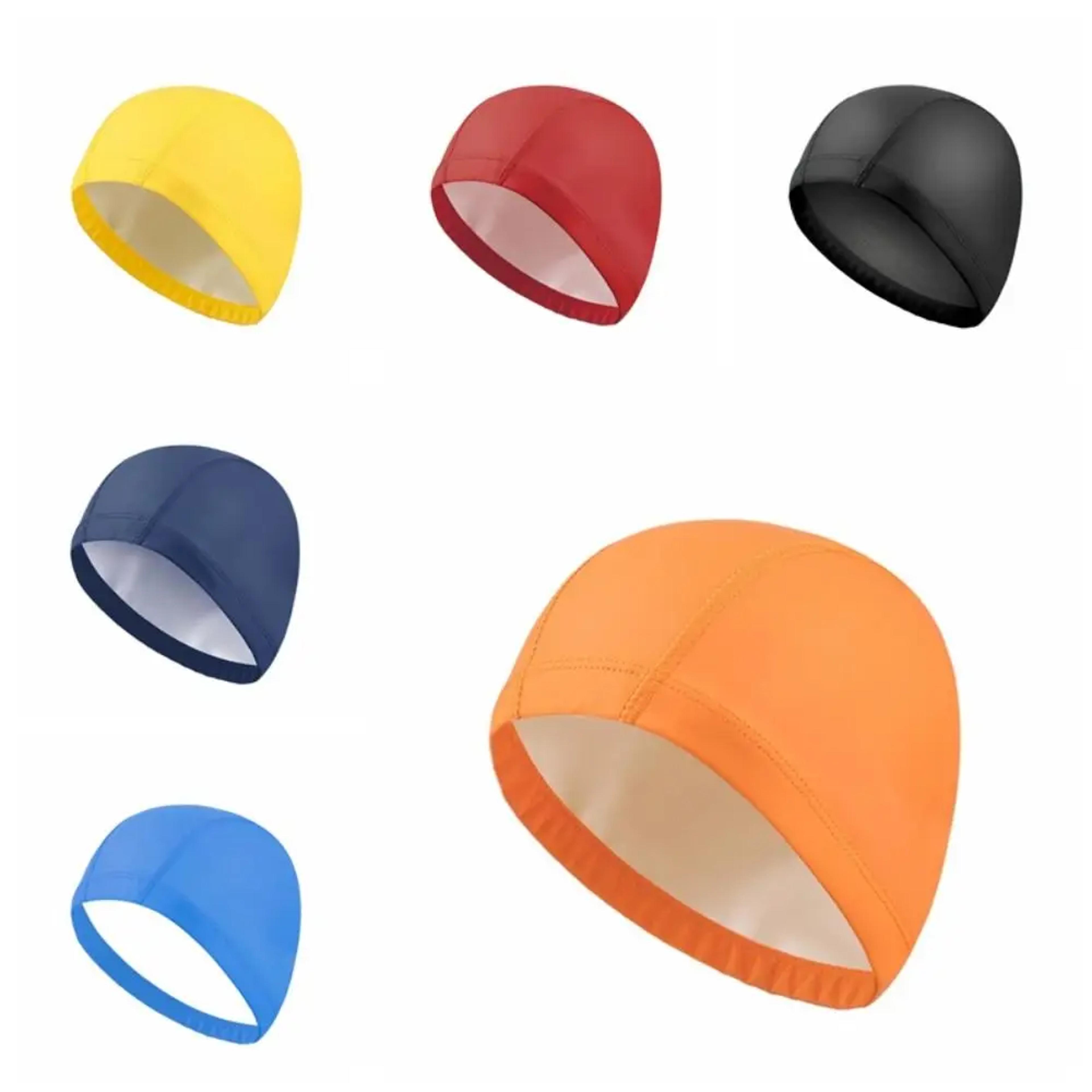 waterproof long hair swim cap with ear protection