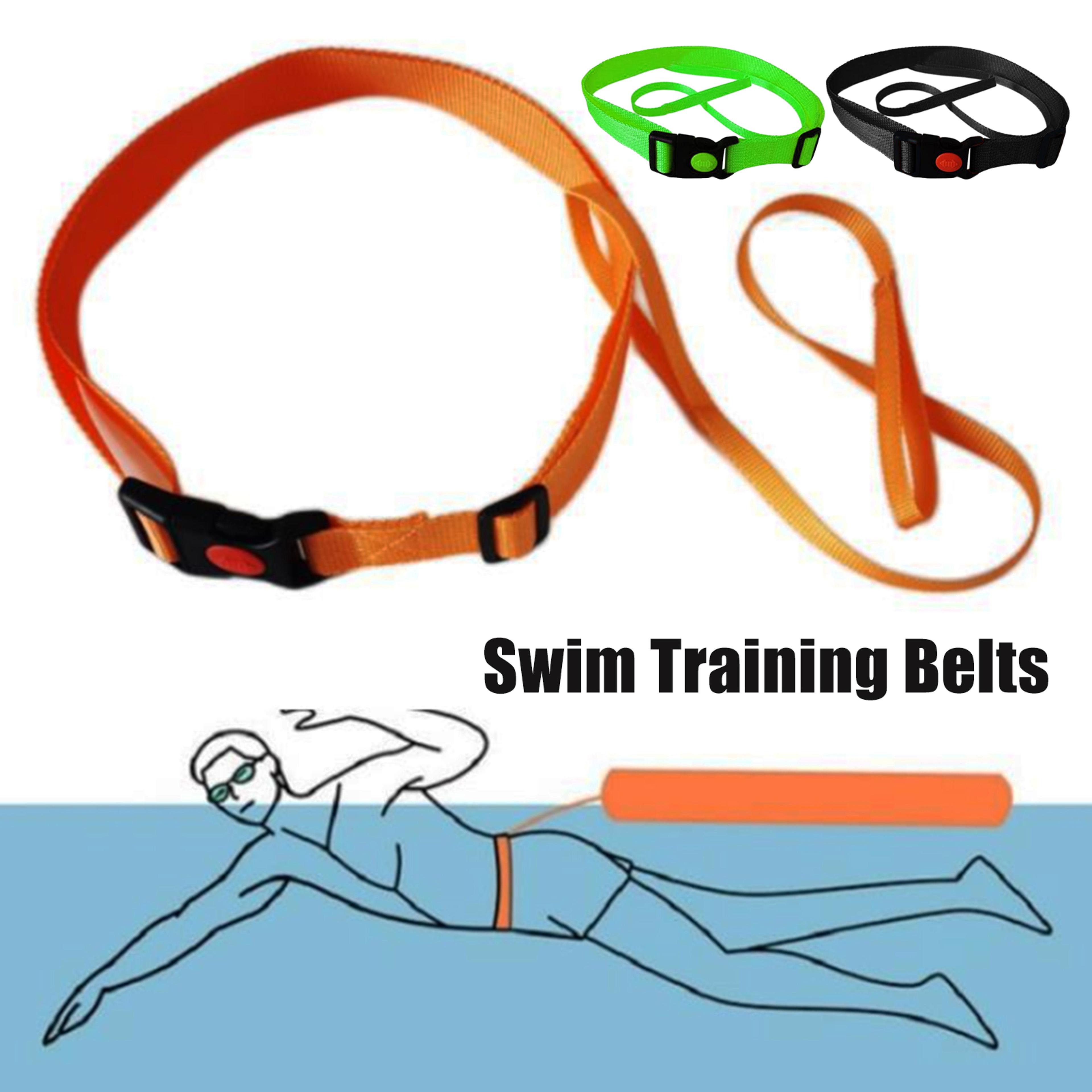 open water swim buoy waist belt adjustable tow float strap