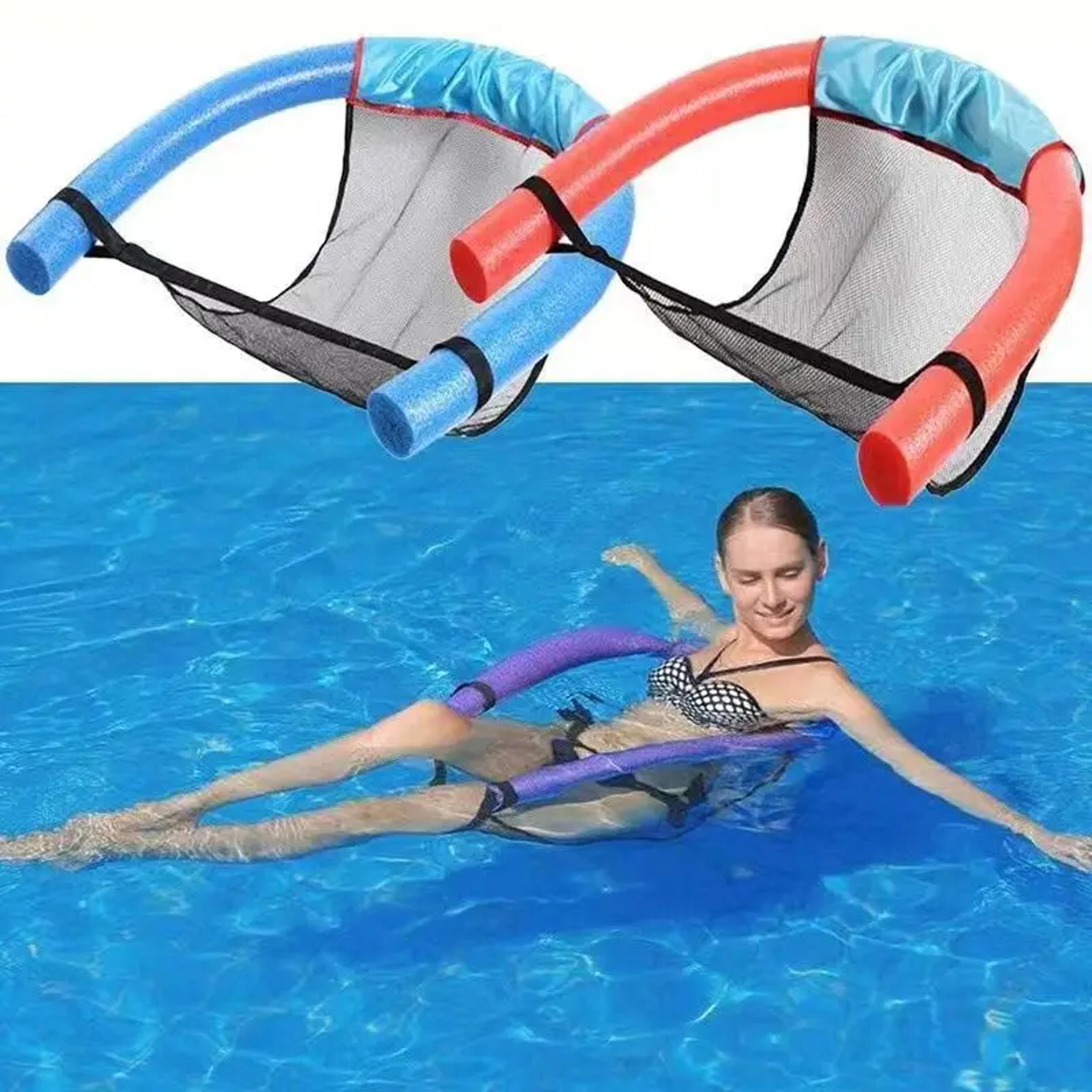 floating water hammock net cover for pool lounger and summer relaxation