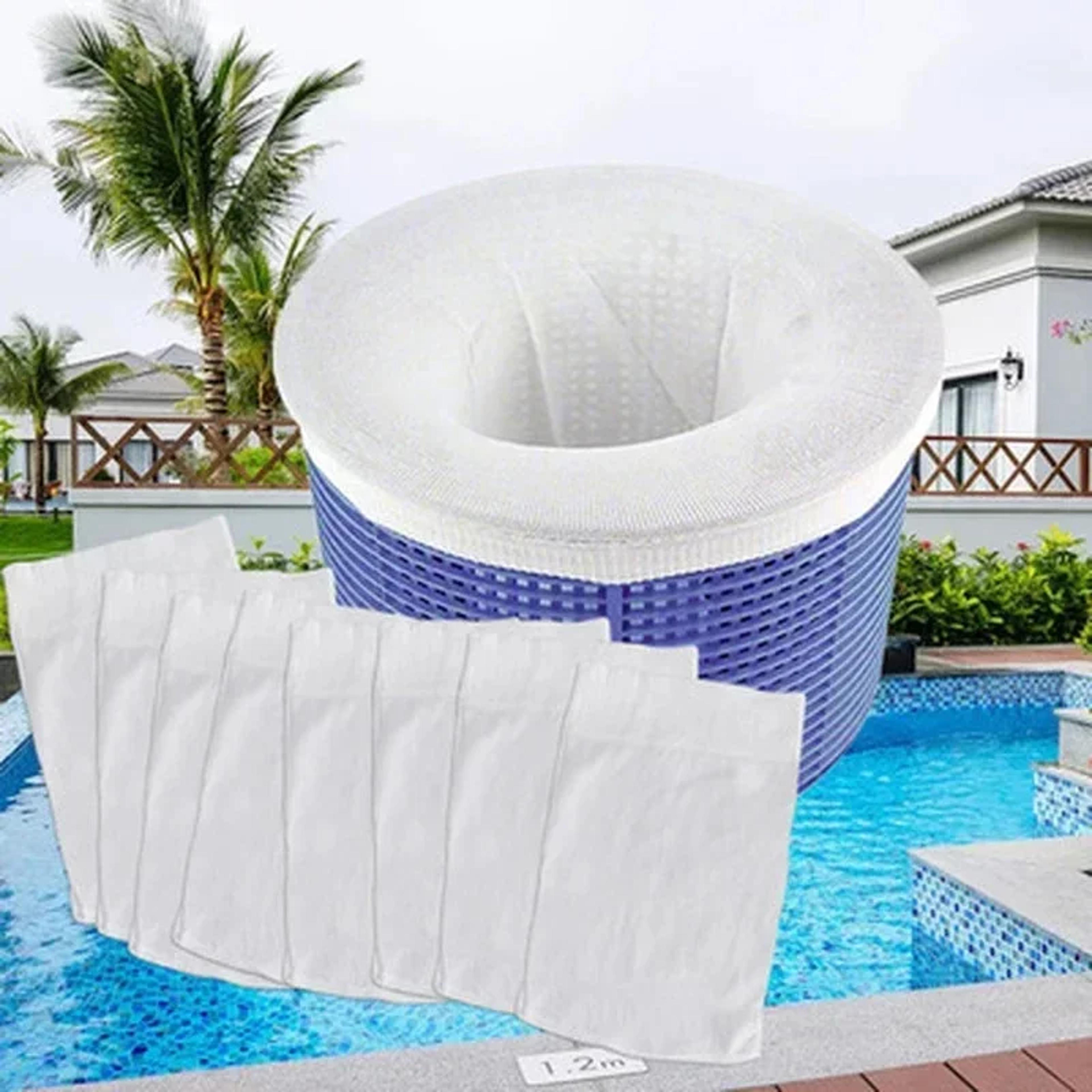 pool skimmer socks nylon mesh filter bags for cleaner pool water
