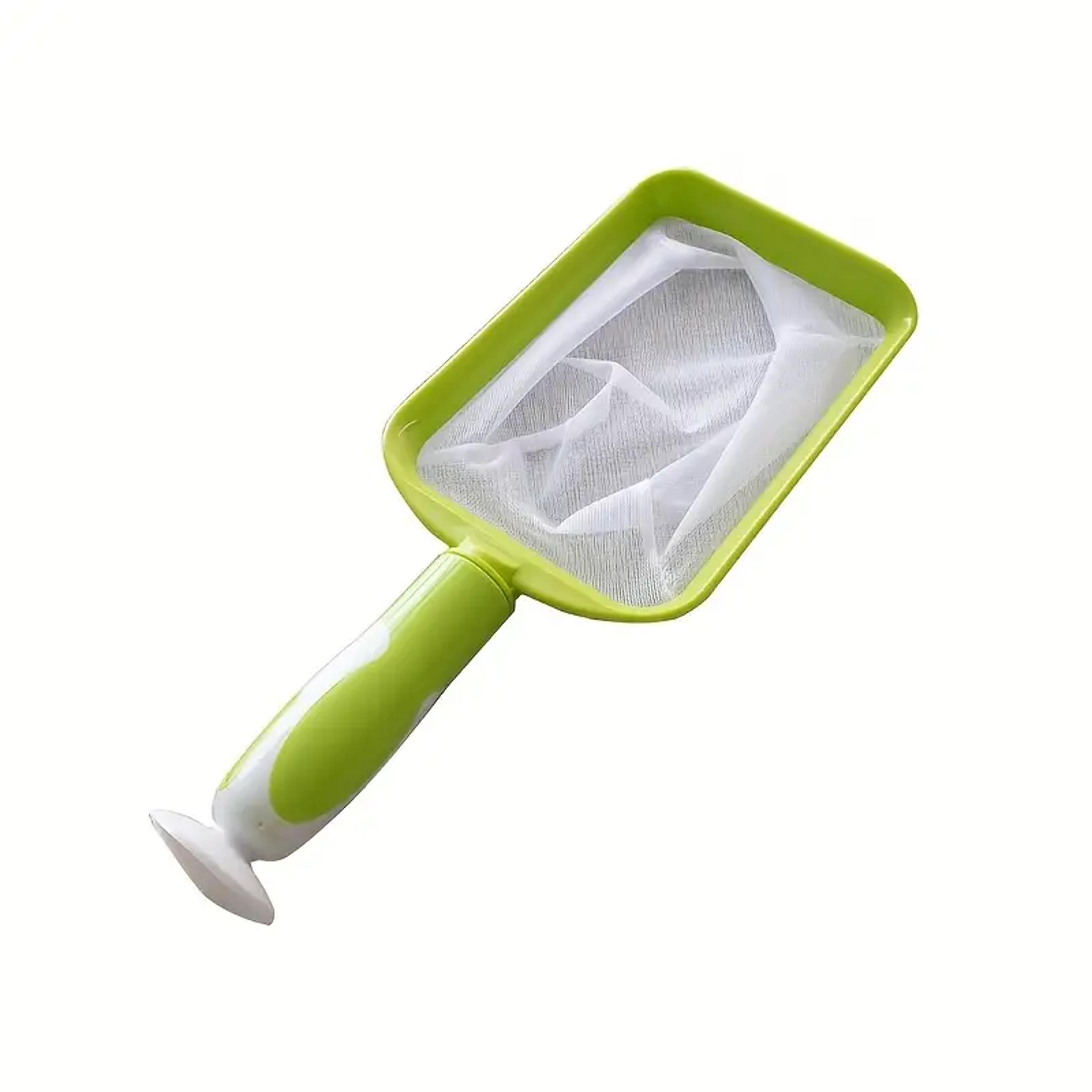 green portable pool skimmer net for leaves algae ponds and spas