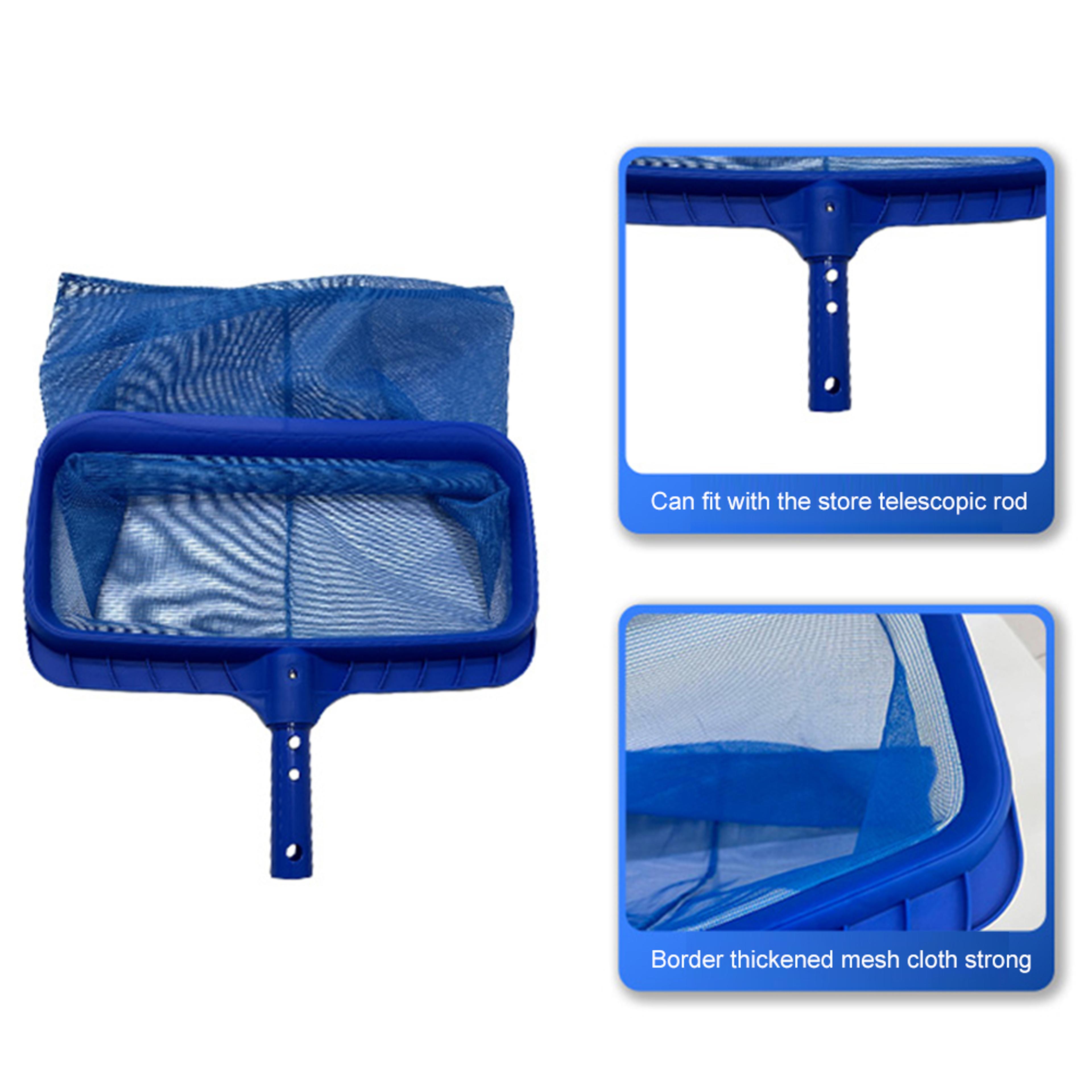 large capacity pool skimmer net for leaves and fine debris
