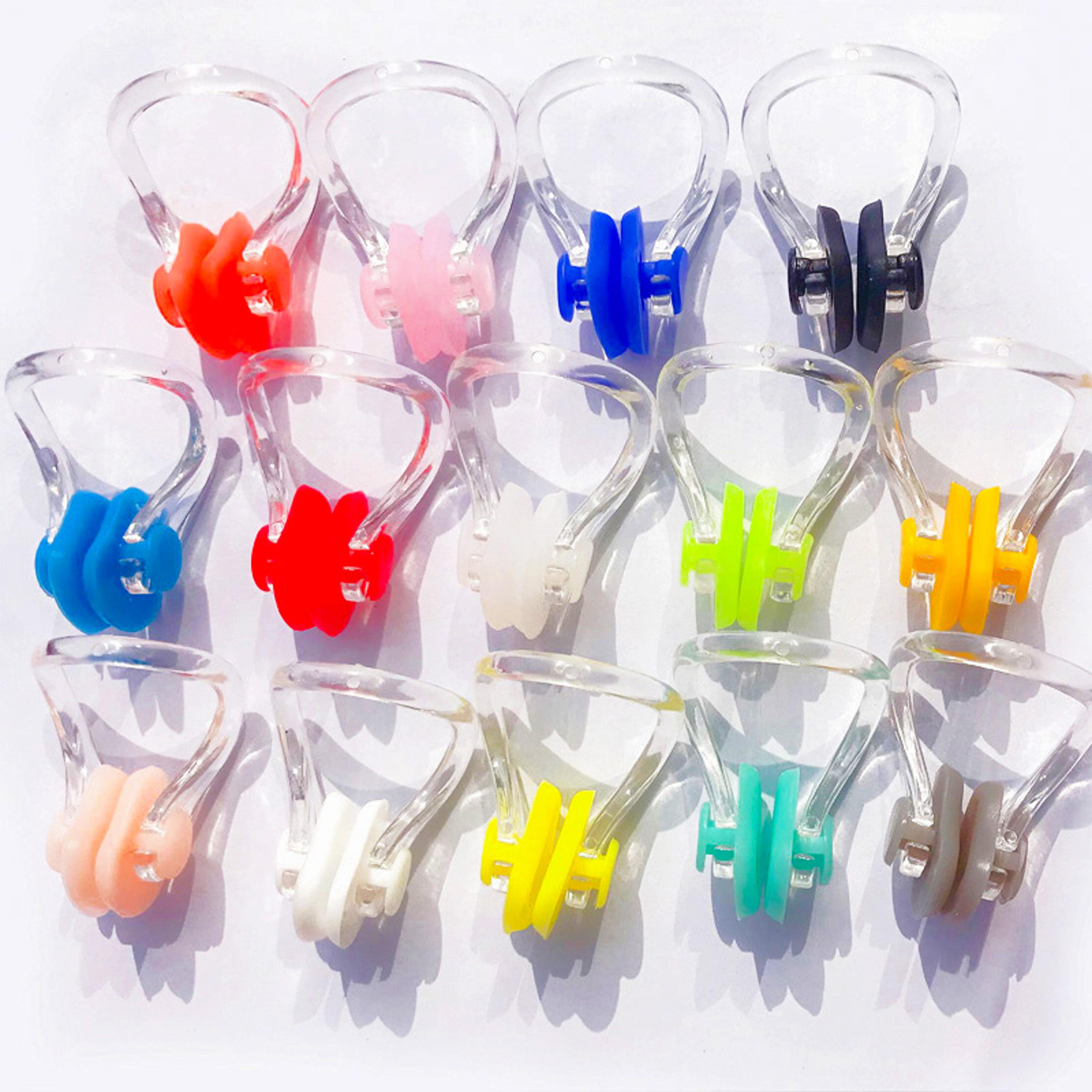 soft silicone swim nose clips for kids and adults
