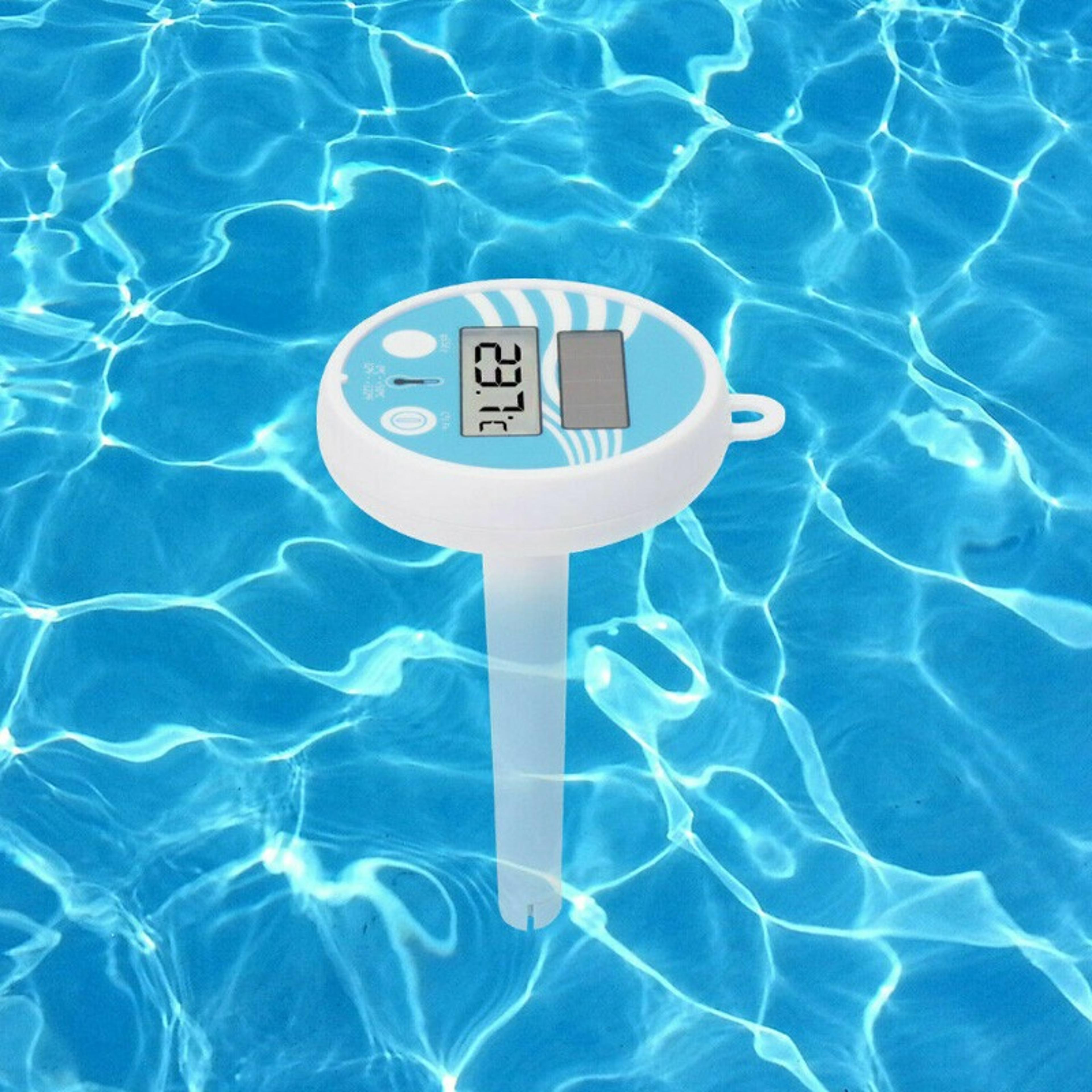 solar pool thermometer floating waterproof water temperature gauge for pools spas and hot tubs