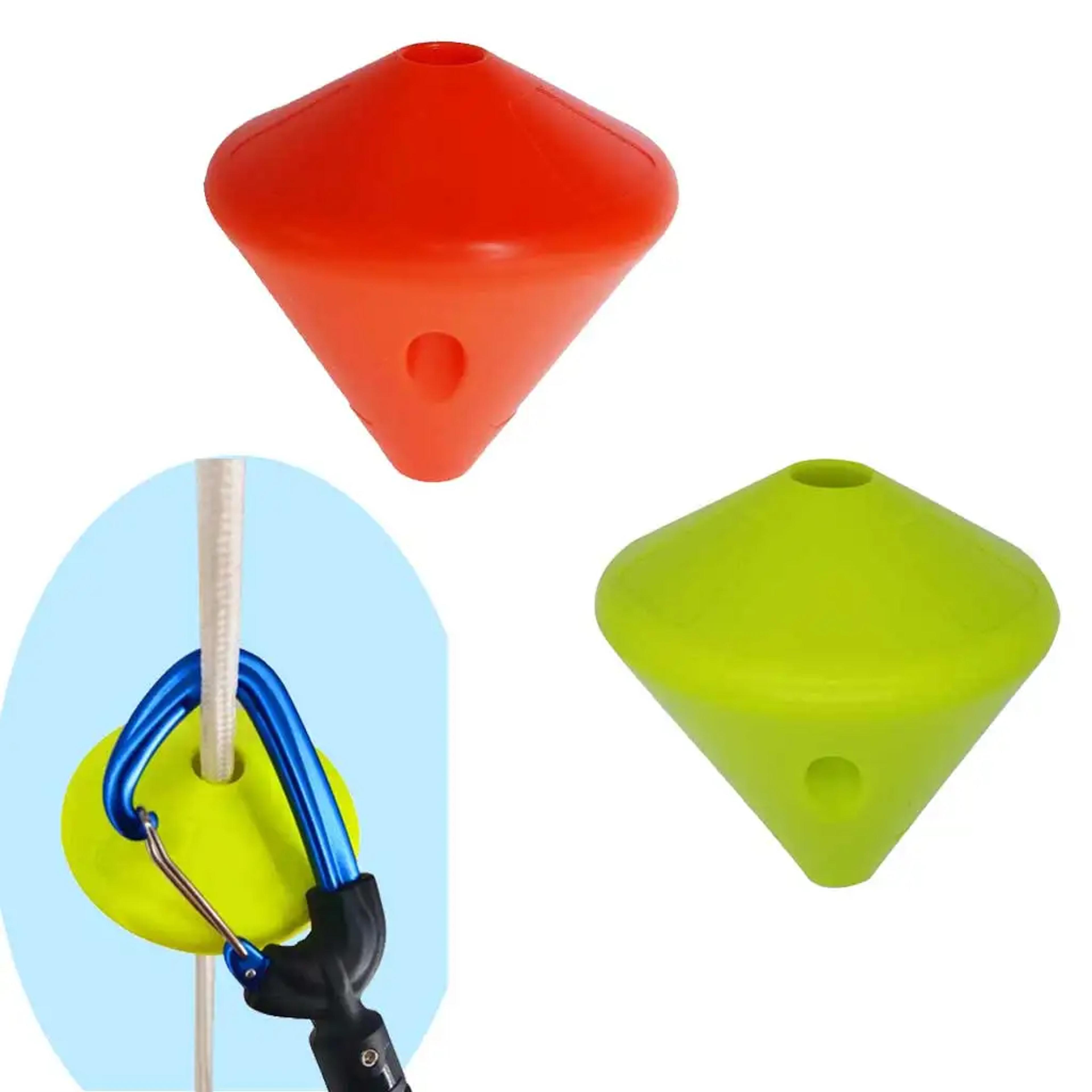 freediving rope fixer abs diving lanyard safety plug for rope control