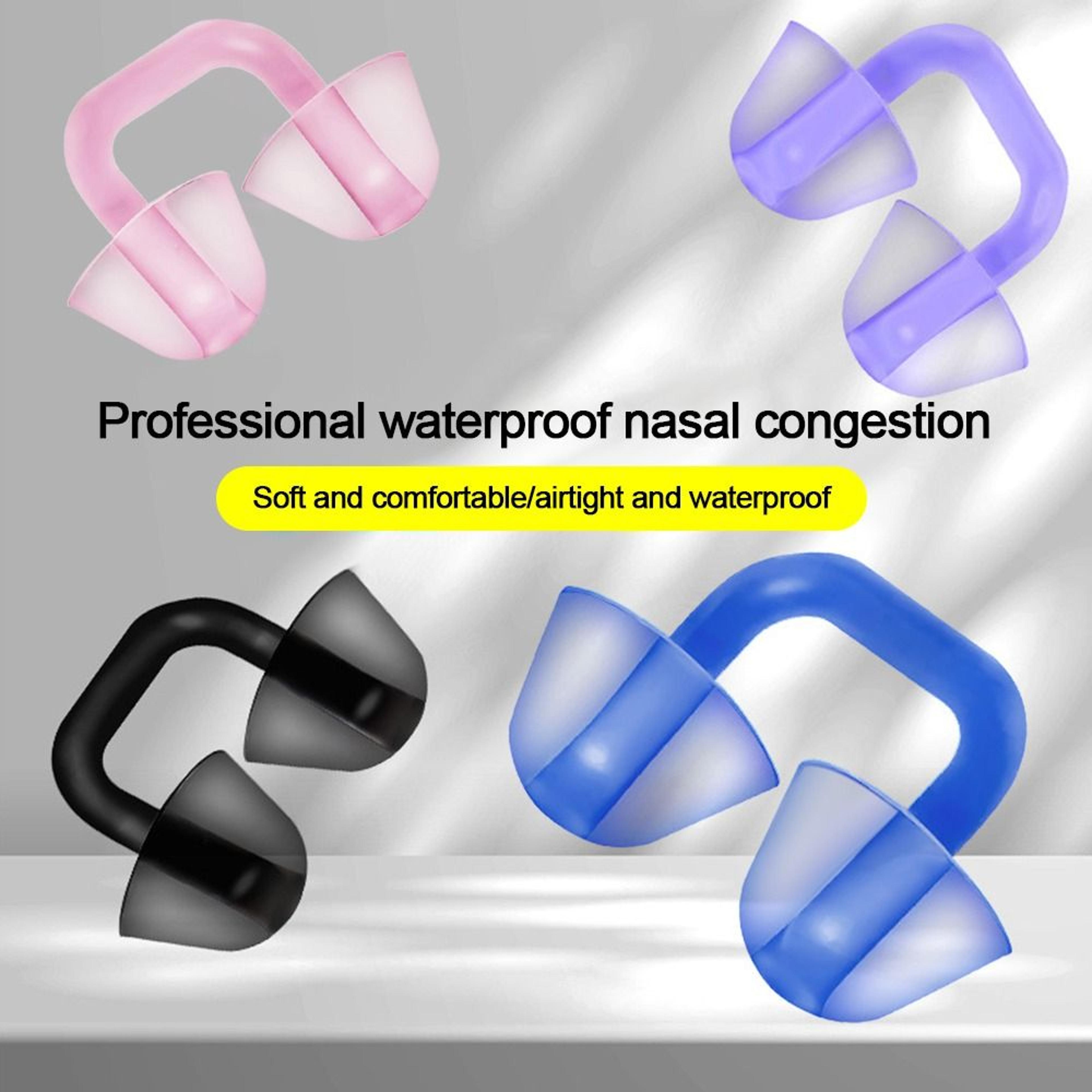 soft silicone swimming nose clip waterproof reusable swim nose protector