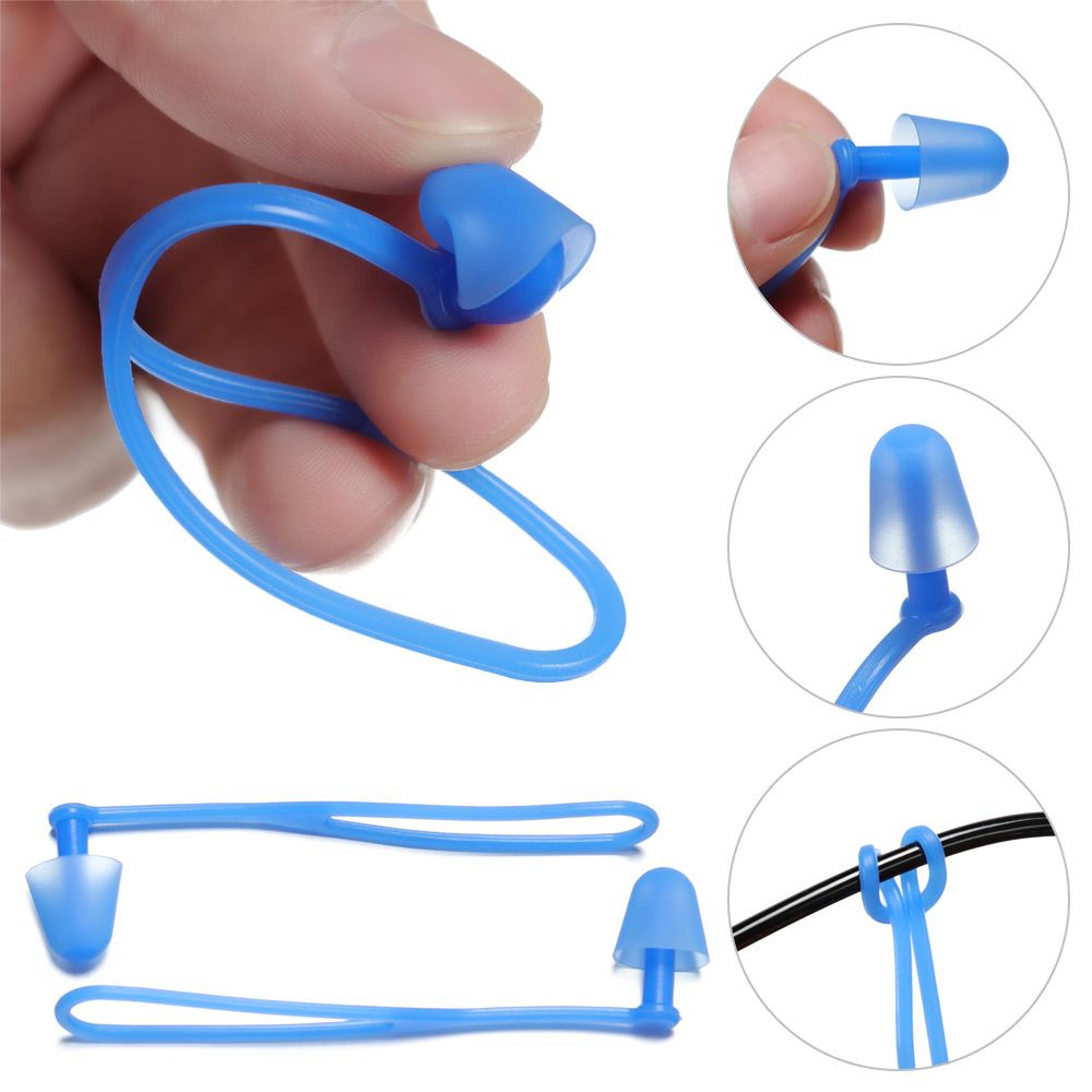 soft silicone waterproof swimming earplugs with protective case