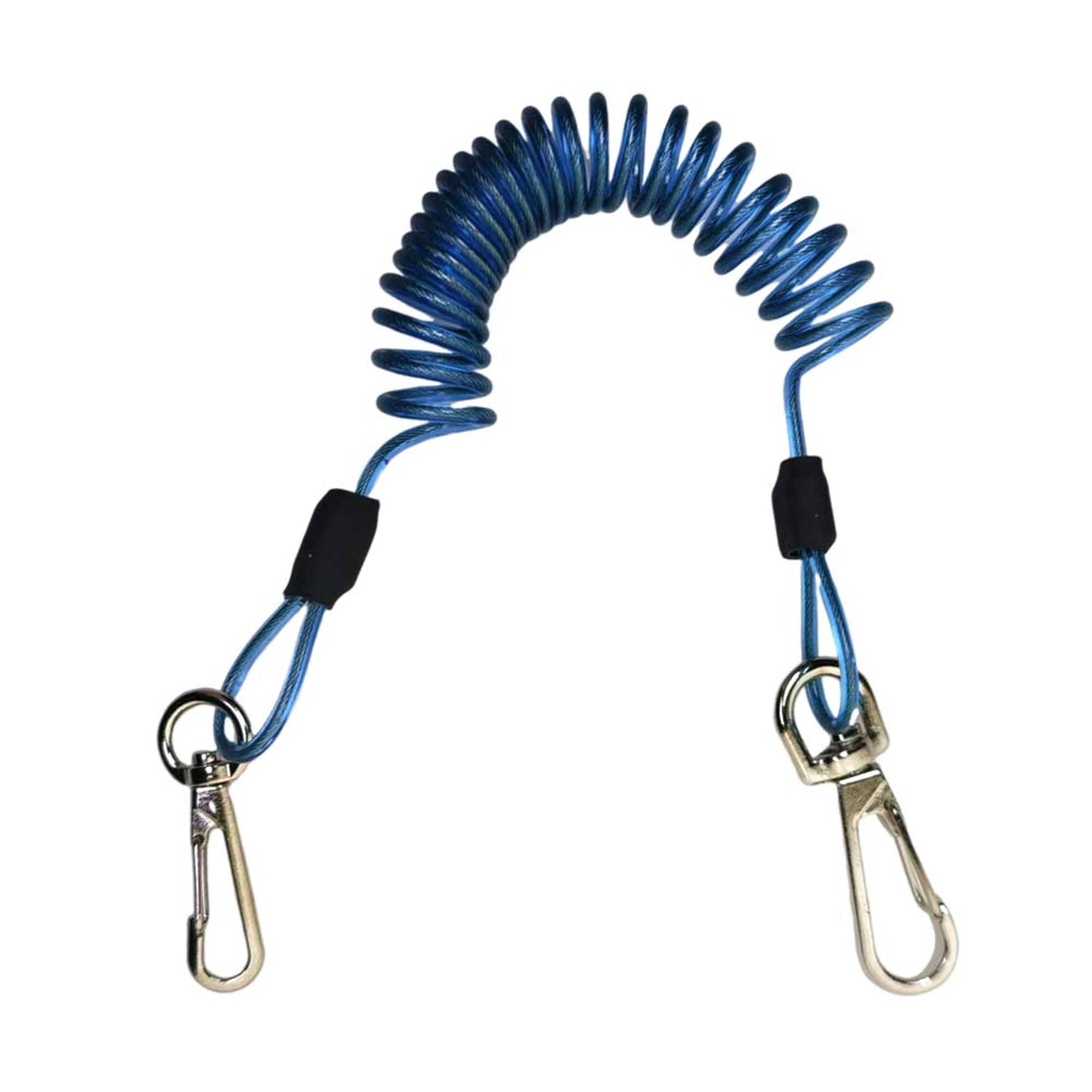retractable fishing lanyard with carabiner for kayak and boat gear