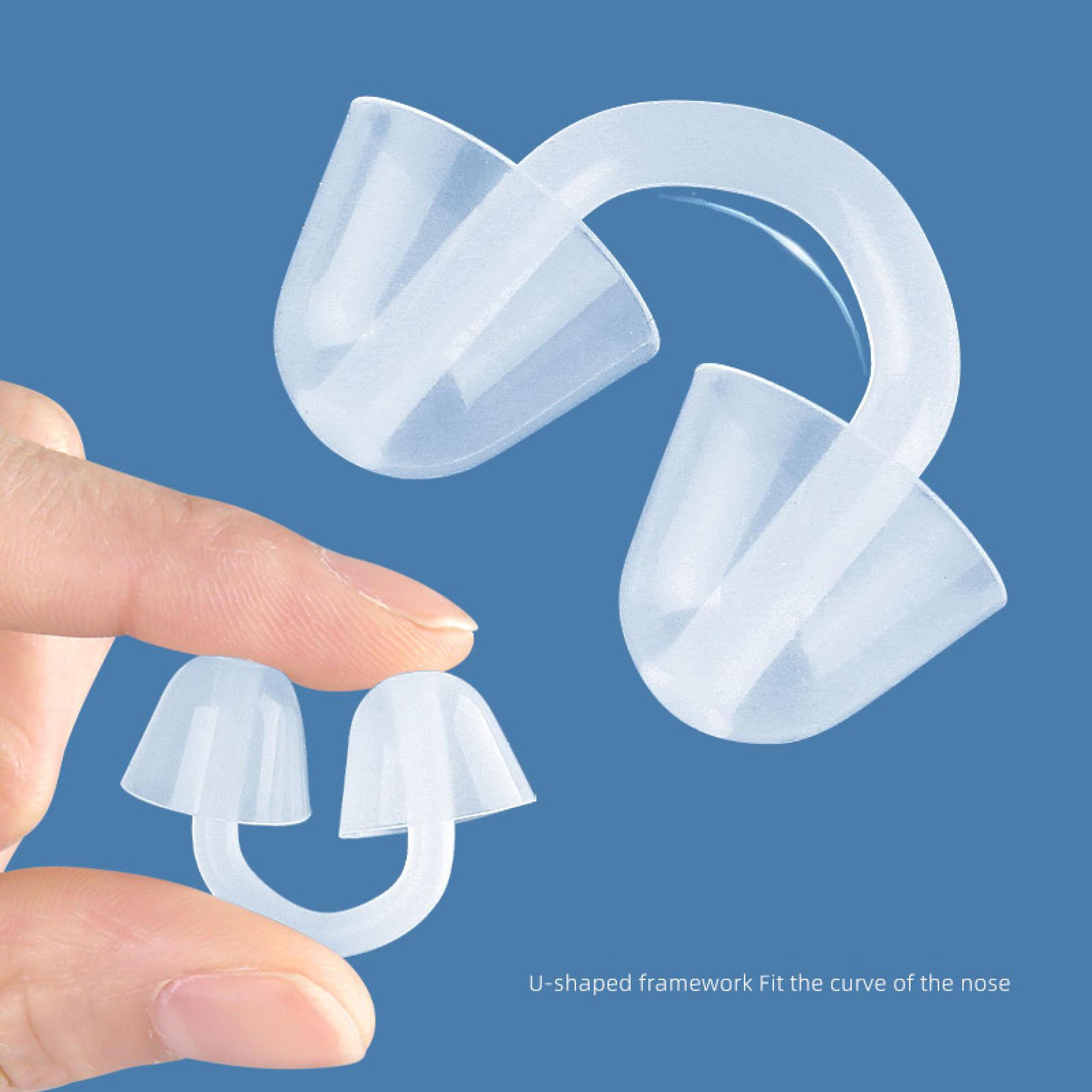 comfort fit swimming nose clip reusable silicone nose plug for kids and adults