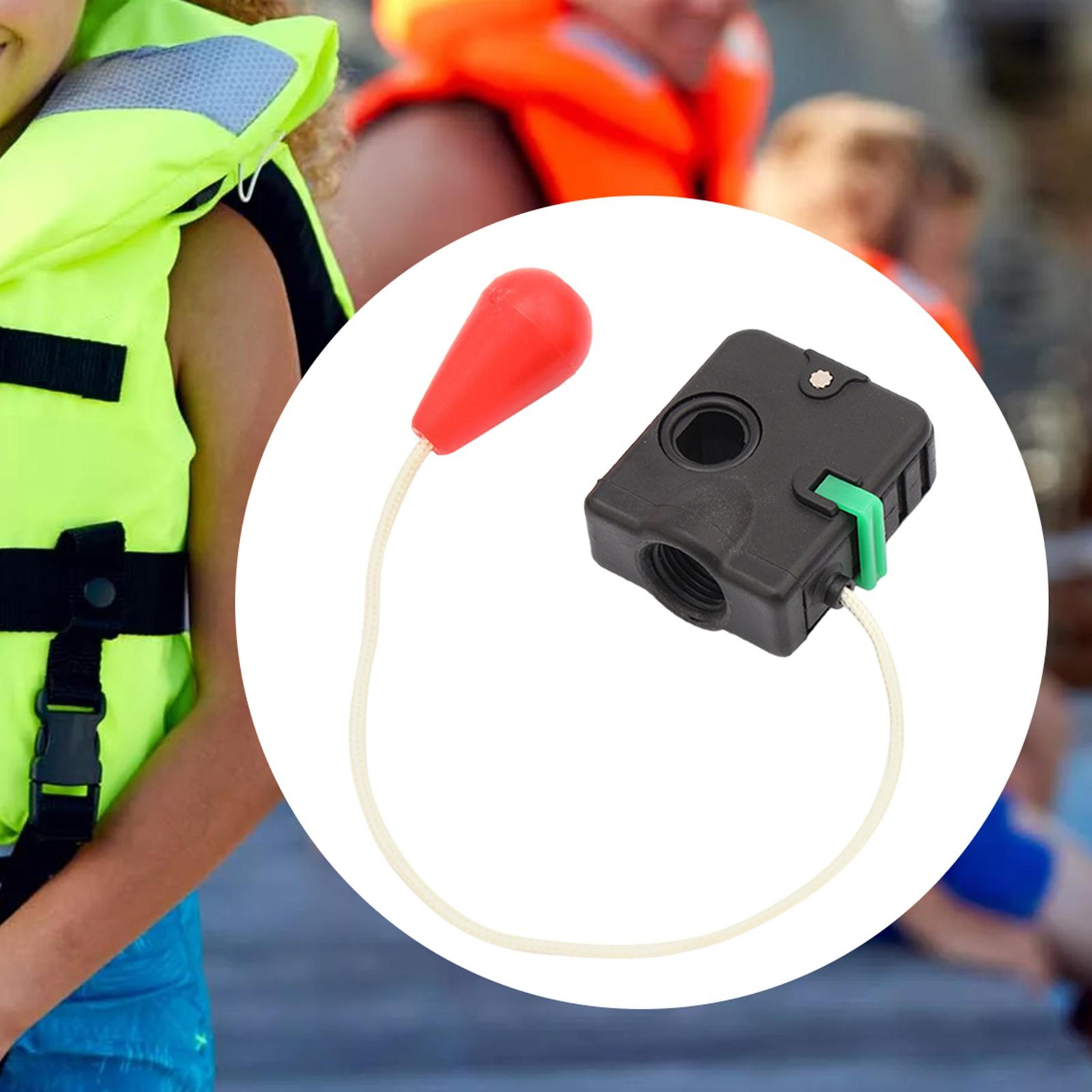 automatic life jacket inflator replacement device for boating and water safety