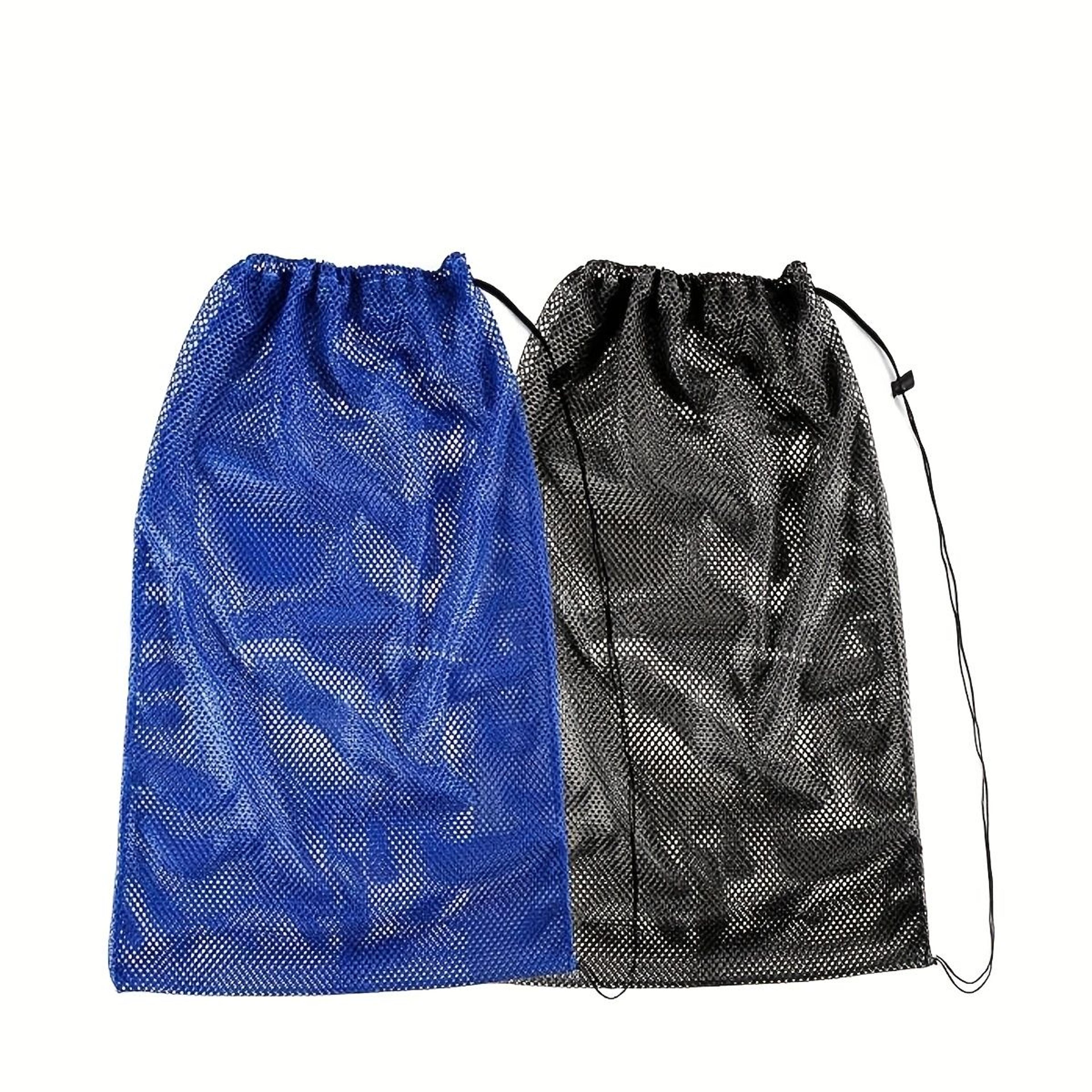 oversized mesh dive bag for snorkeling gear and fins