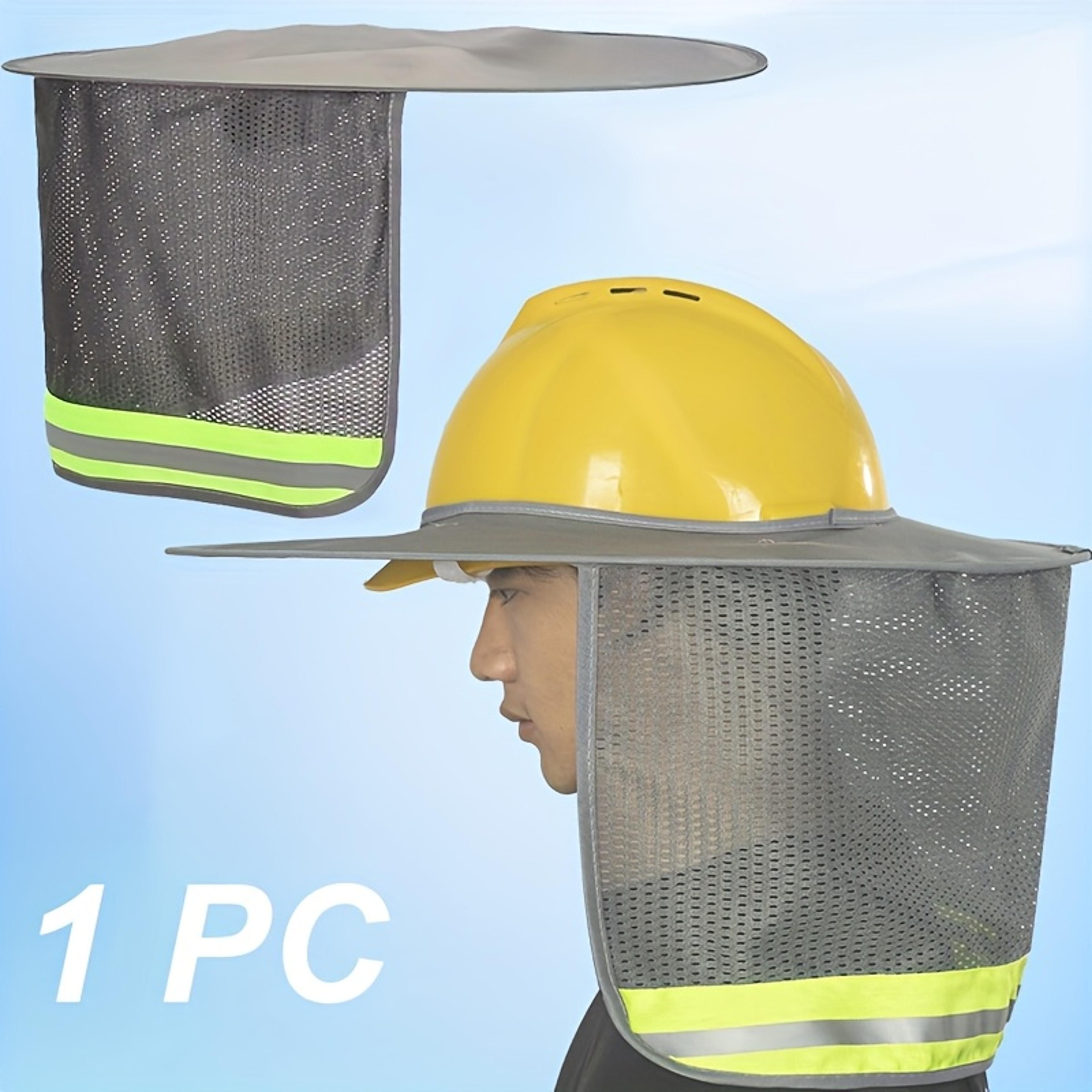 reflective hard hat sun shade uv neck cover for outdoor work