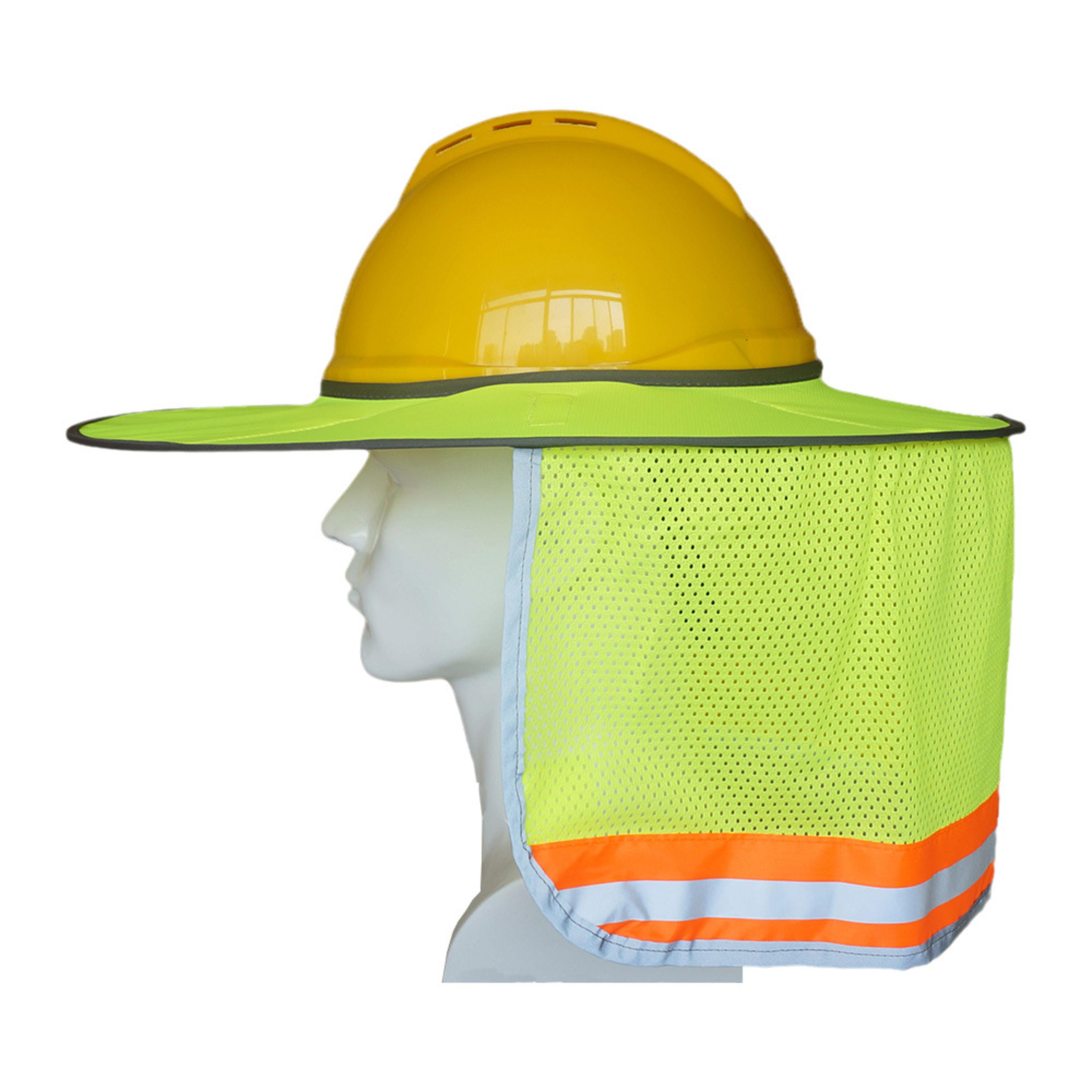 reflective hard hat sun visor for construction and outdoor work