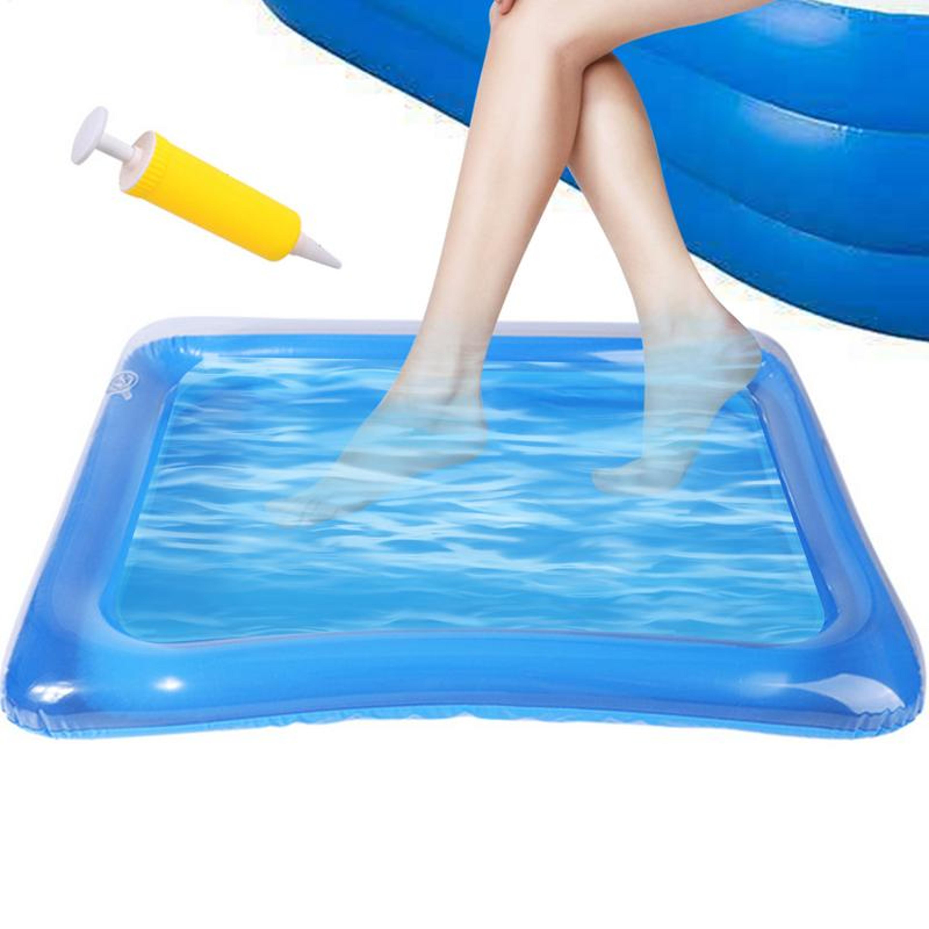 portable inflatable foot bath basin for pool beach and yard use