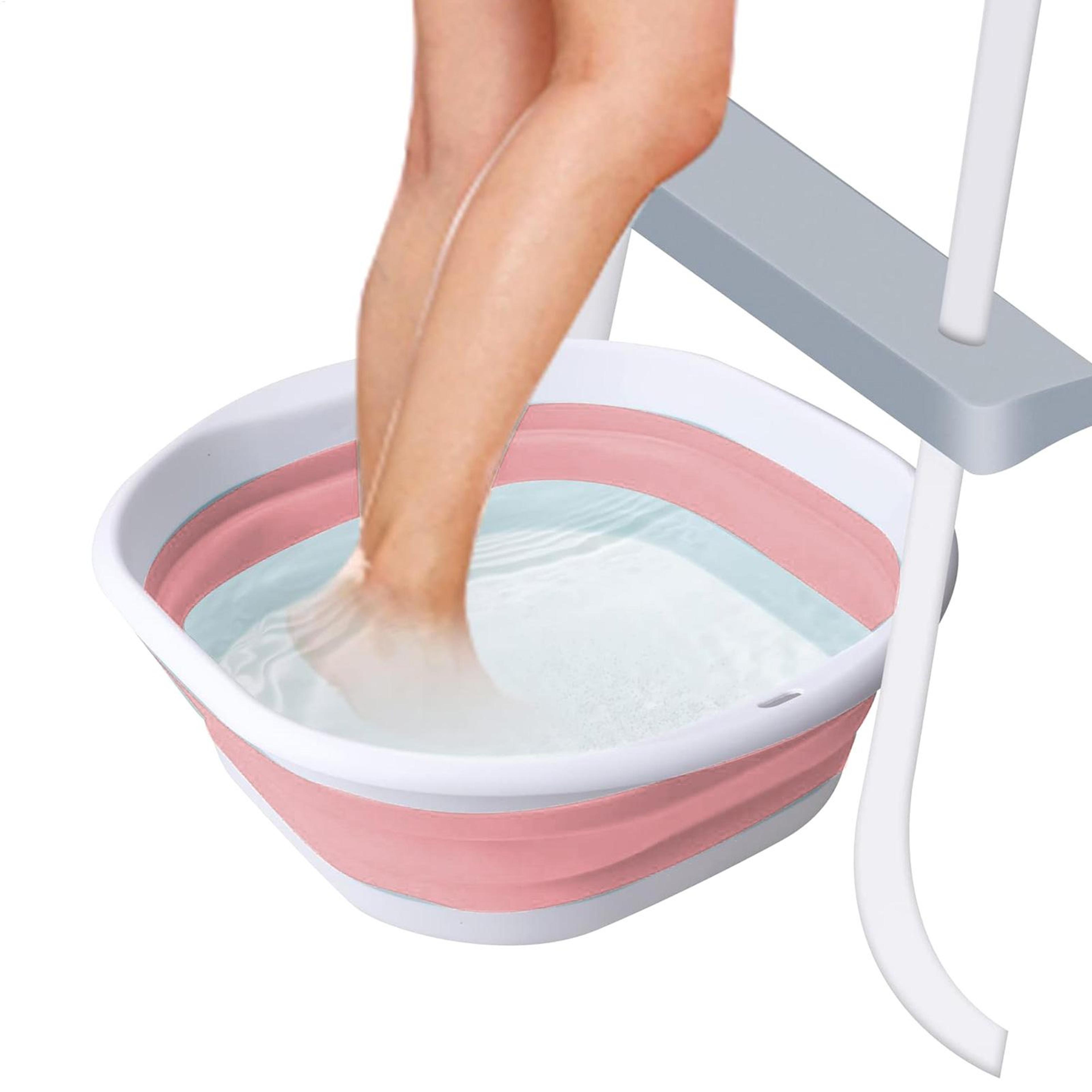 foldable pool foot bath portable foot wash basin for clean pool entry