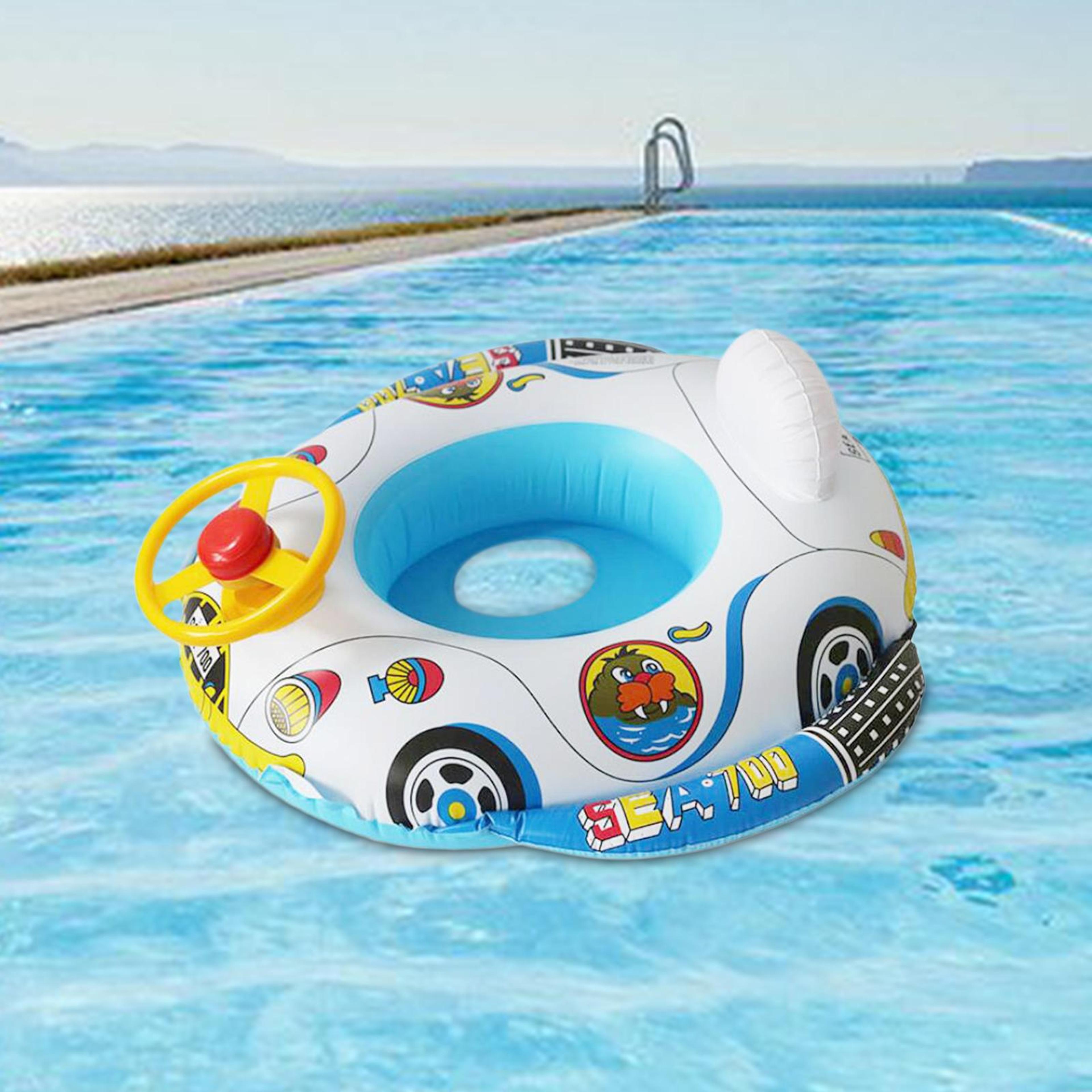 kids inflatable pool float seat boat for toddlers and beach fun