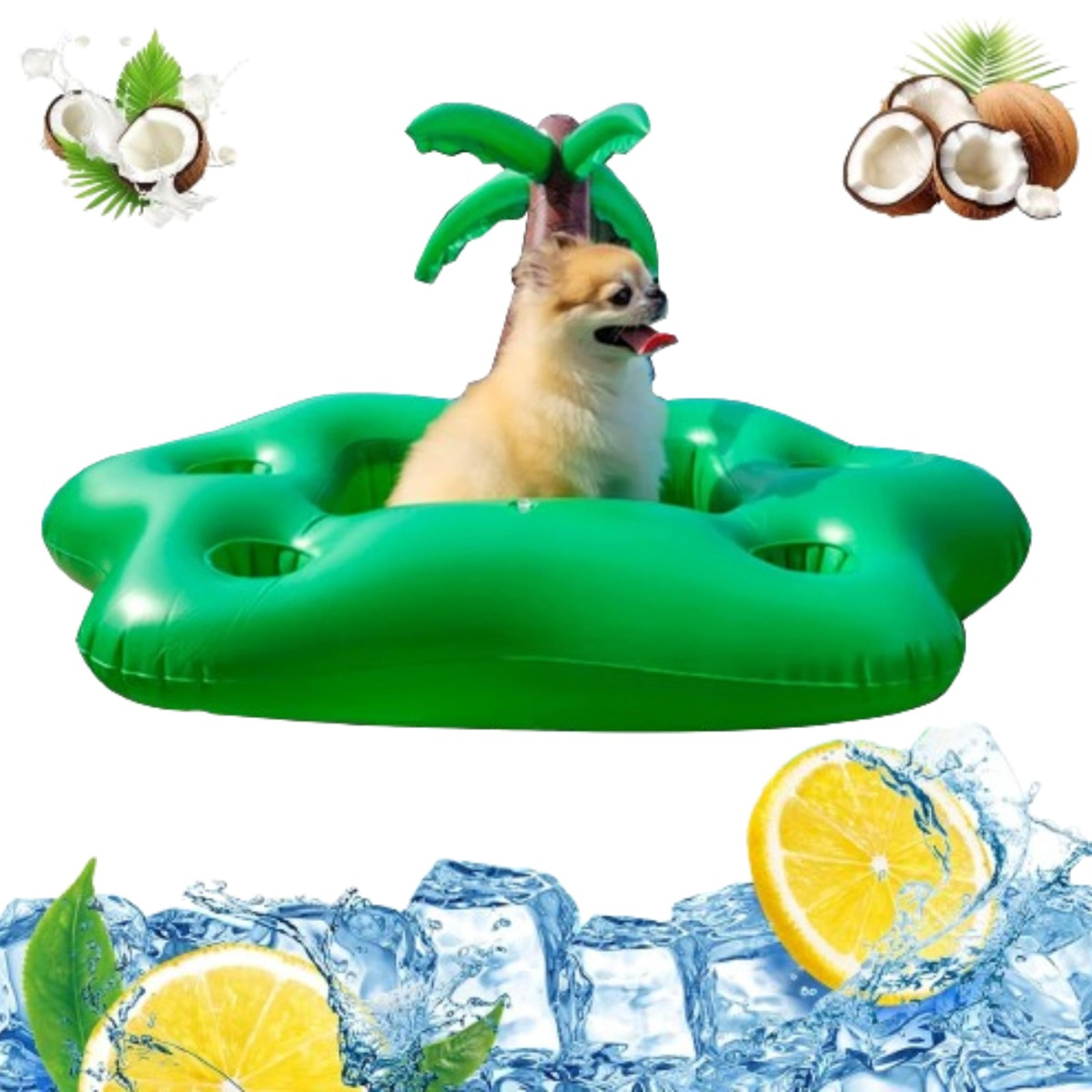 comfort paws inflatable dog pool float for summer swimming