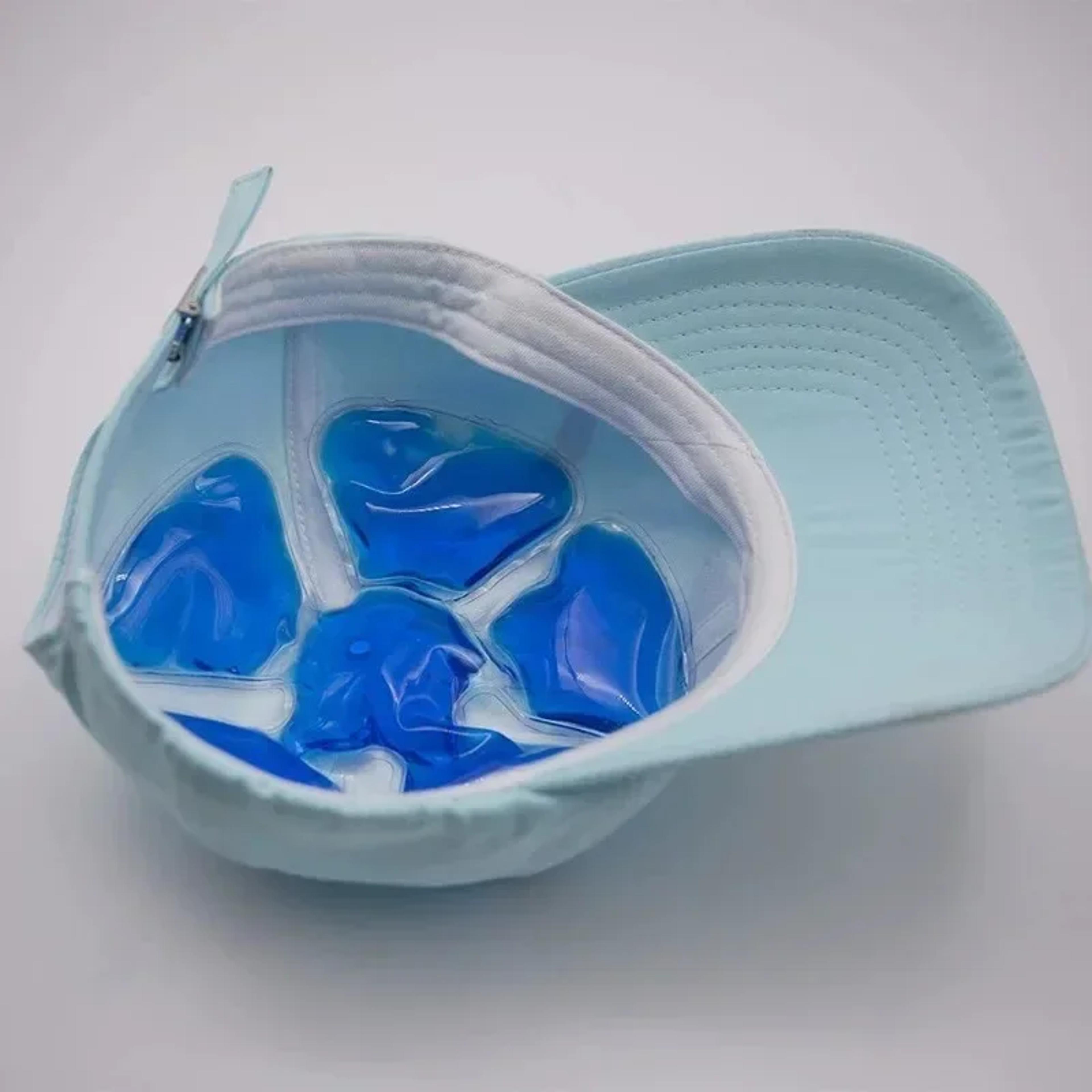 reusable helmet cooling pad gel ice pack for hats and outdoor heat relief